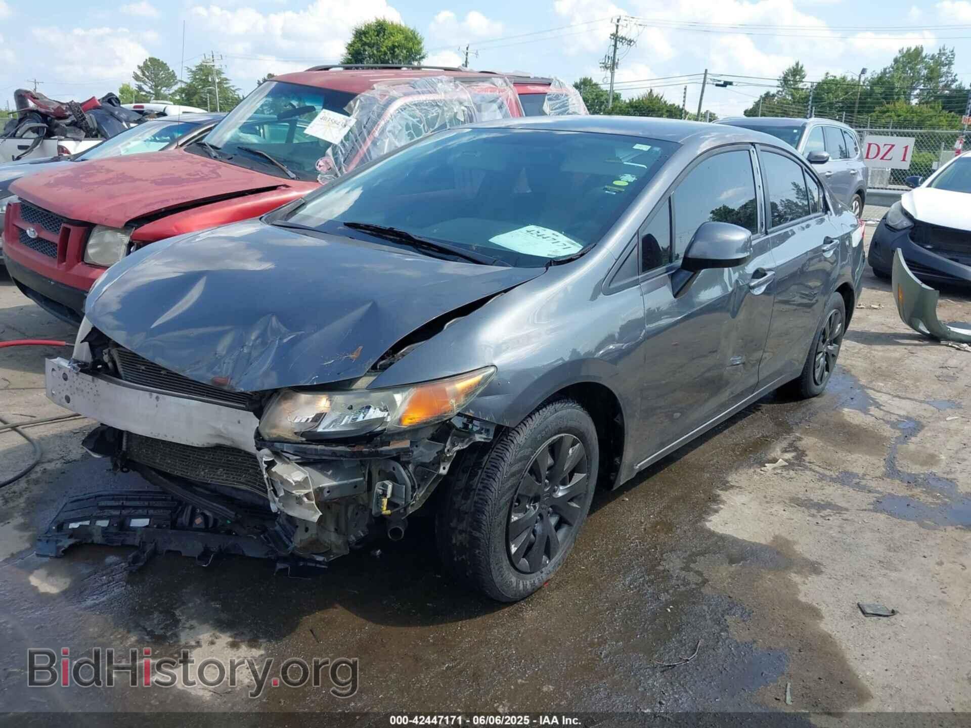 2012 HONDA CIVIC - VIN: 2HGFB2F53CH568912 - Фото 2