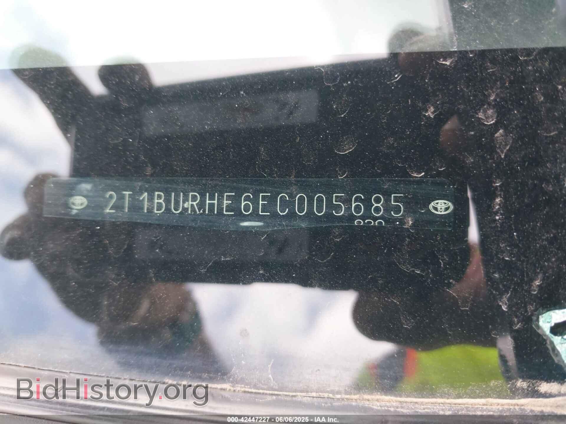 2014 TOYOTA COROLLA - VIN: 2T1BURHE6EC005685 - Фото 9