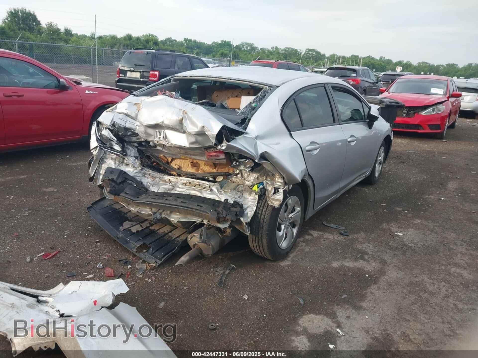 2013 HONDA CIVIC - VIN: 19XFB2F59DE039198 - Фото 4