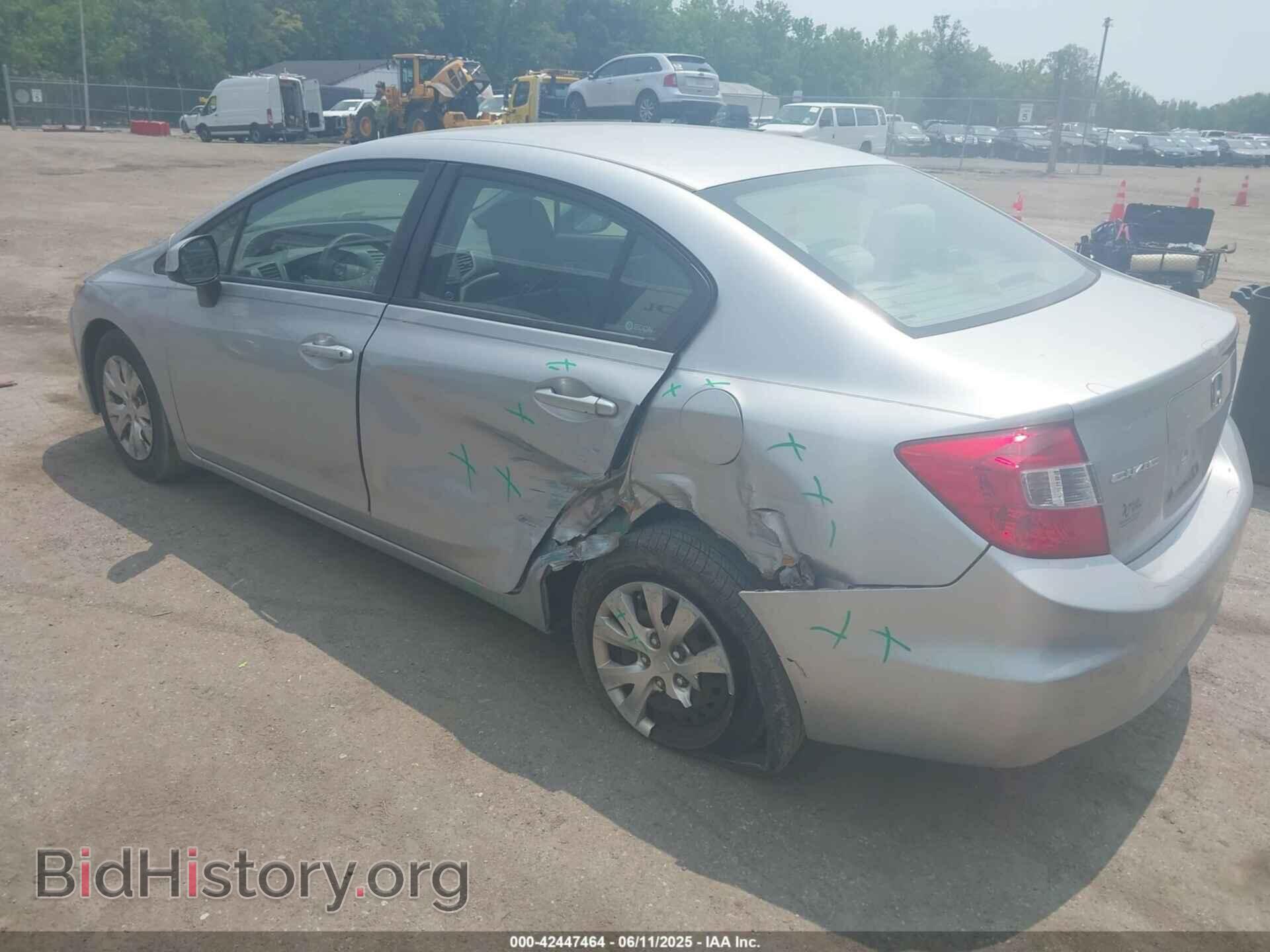2012 HONDA CIVIC - VIN: 19XFB2F5XCE329951 - Фото 3