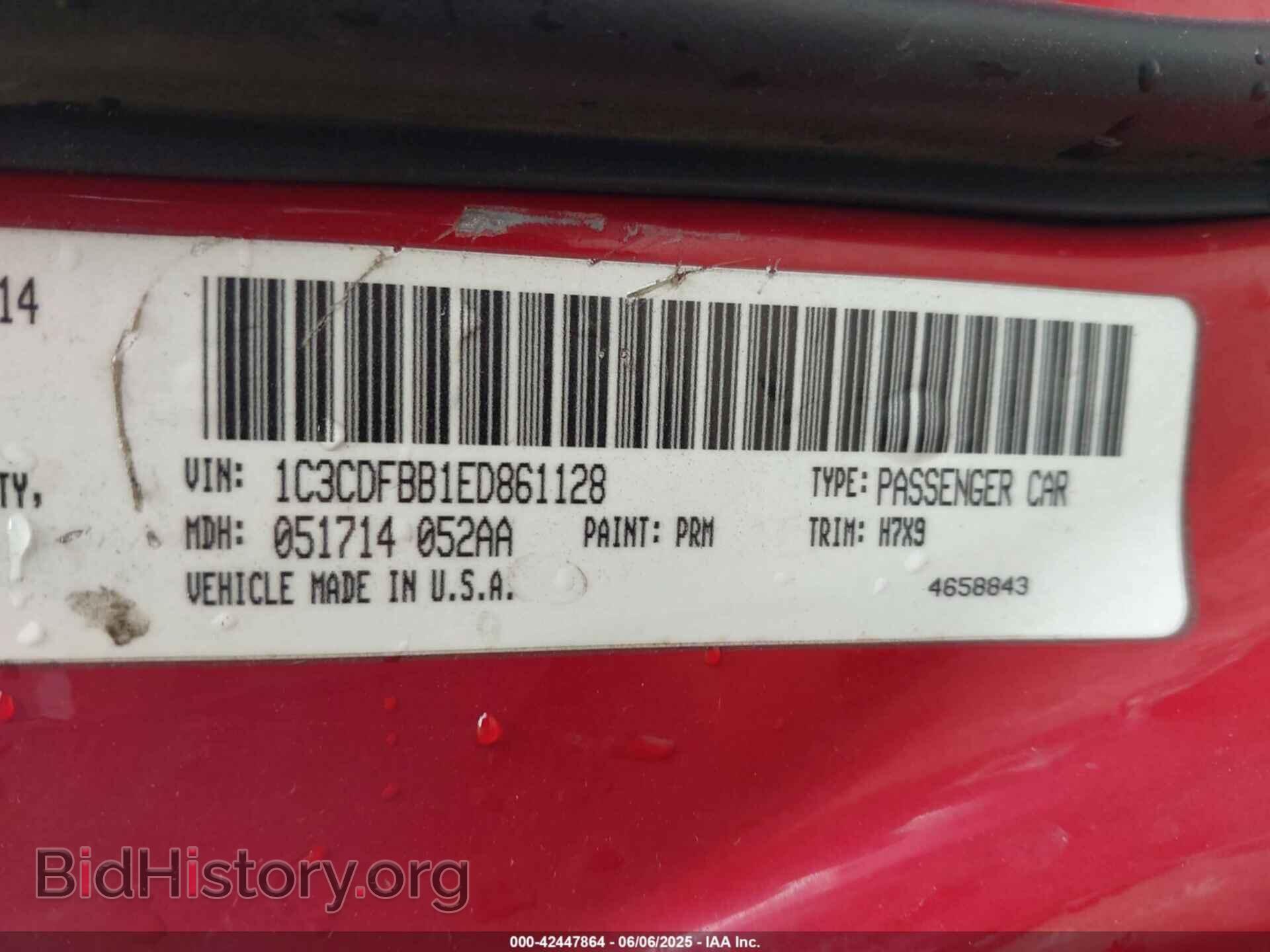 2014 DODGE DART - VIN: 1C3CDFBB1ED861128 - Photo 9