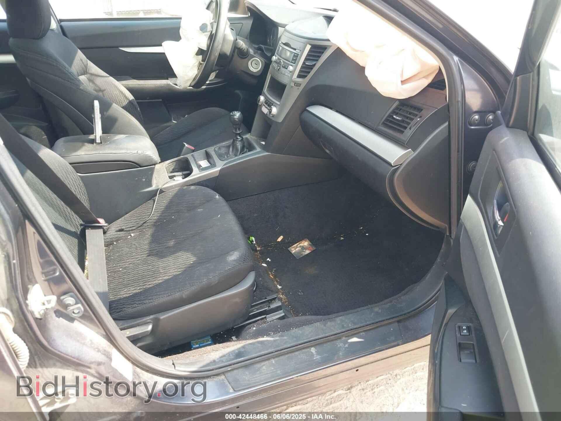2010 SUBARU LEGACY - VIN: 4S3BMAA68A1237126 - Фото 5