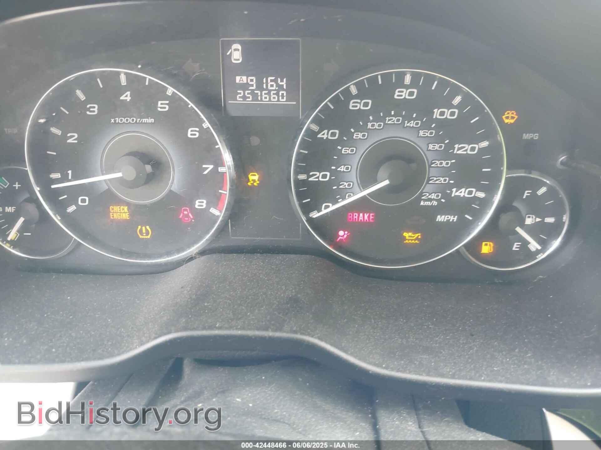 2010 SUBARU LEGACY - VIN: 4S3BMAA68A1237126 - Фото 7