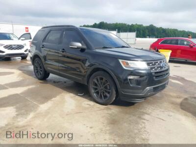 2018 Ford EXPLORER XLT, black — VIN 1FM5K8D88JGB41983, IAAI
