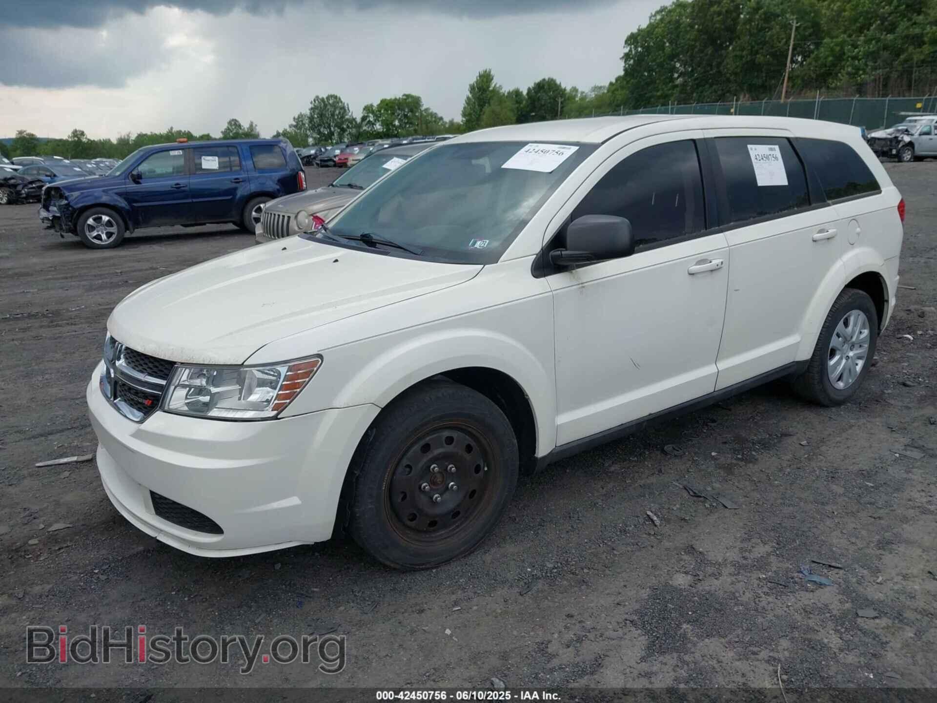 2013 DODGE JOURNEY - VIN: 3C4PDCAB7DT695493 - Фото 2
