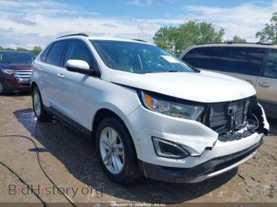 2016 Ford EDGE SEL, белый — VIN 2FMPK3J92GBC34135, IAAI