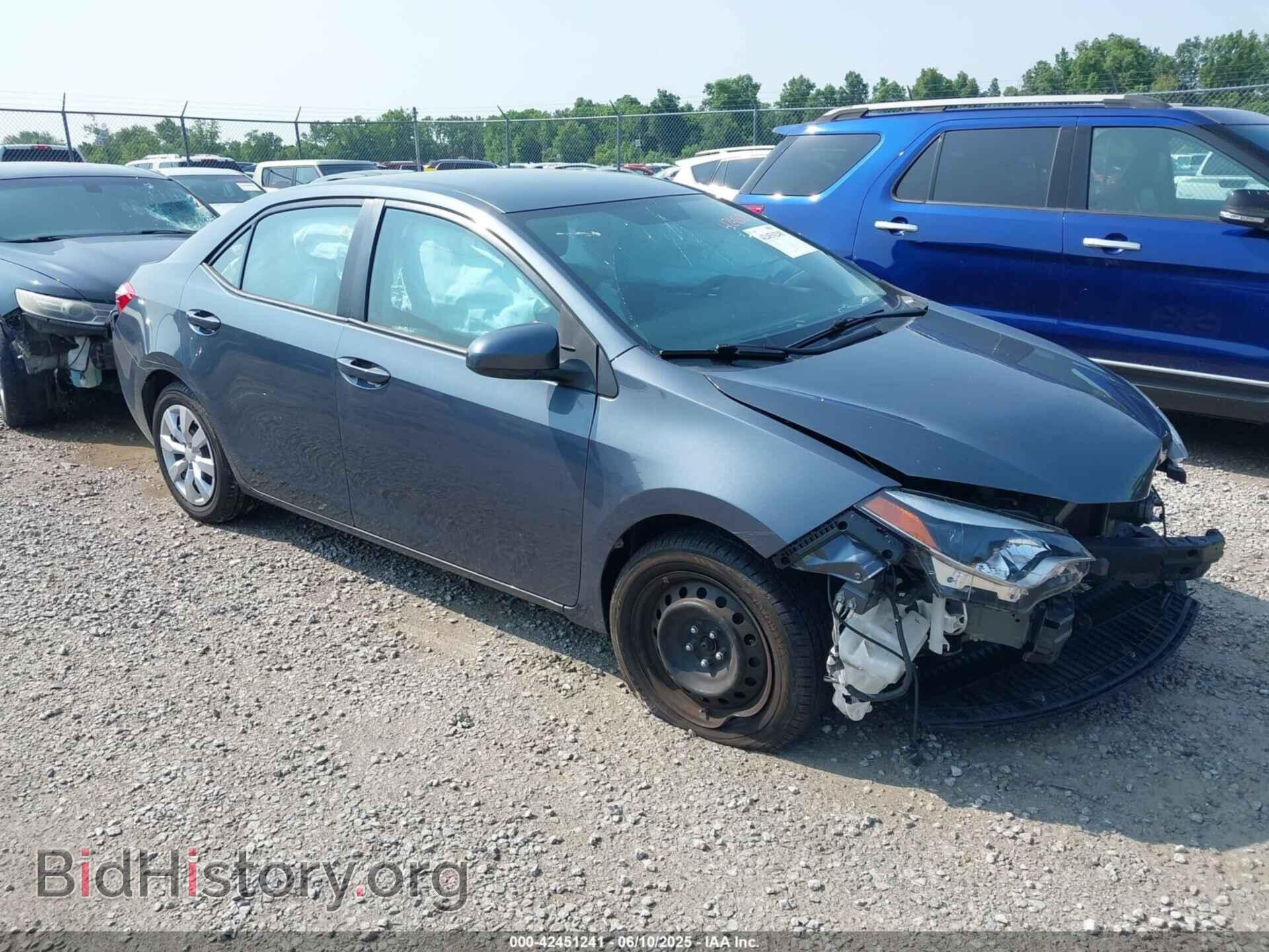 Photo 2T1BURHE1FC465225 - TOYOTA COROLLA 2015