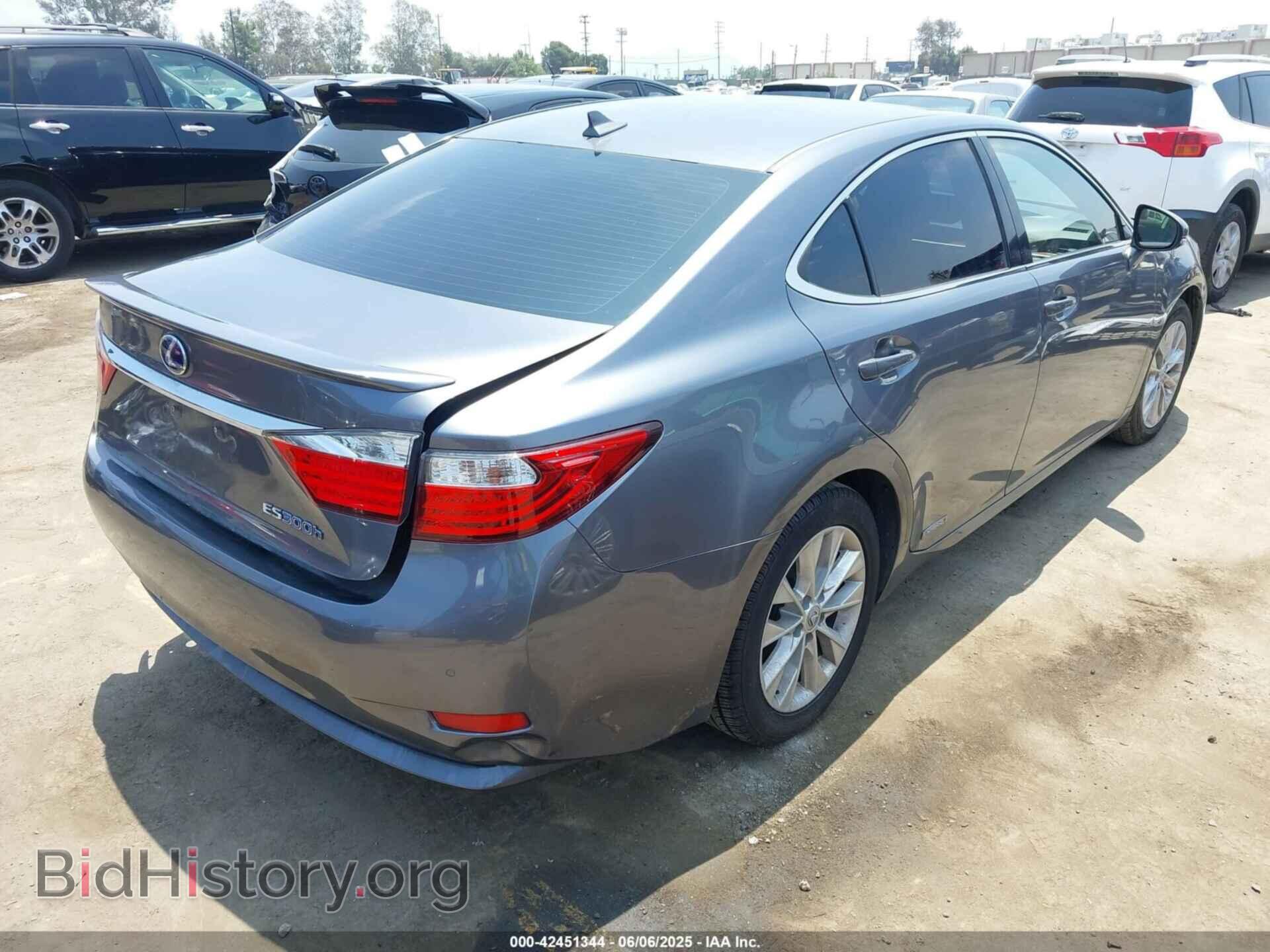 2014 LEXUS ES 300H - VIN: JTHBW1GG4E2072376 - Фото 4