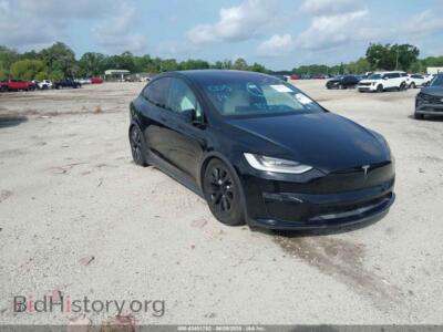 2022 Tesla MODEL X Plaid TRI Motor All-Wheel Drive, black — VIN 7SAXCBE61NF362753, IAAI