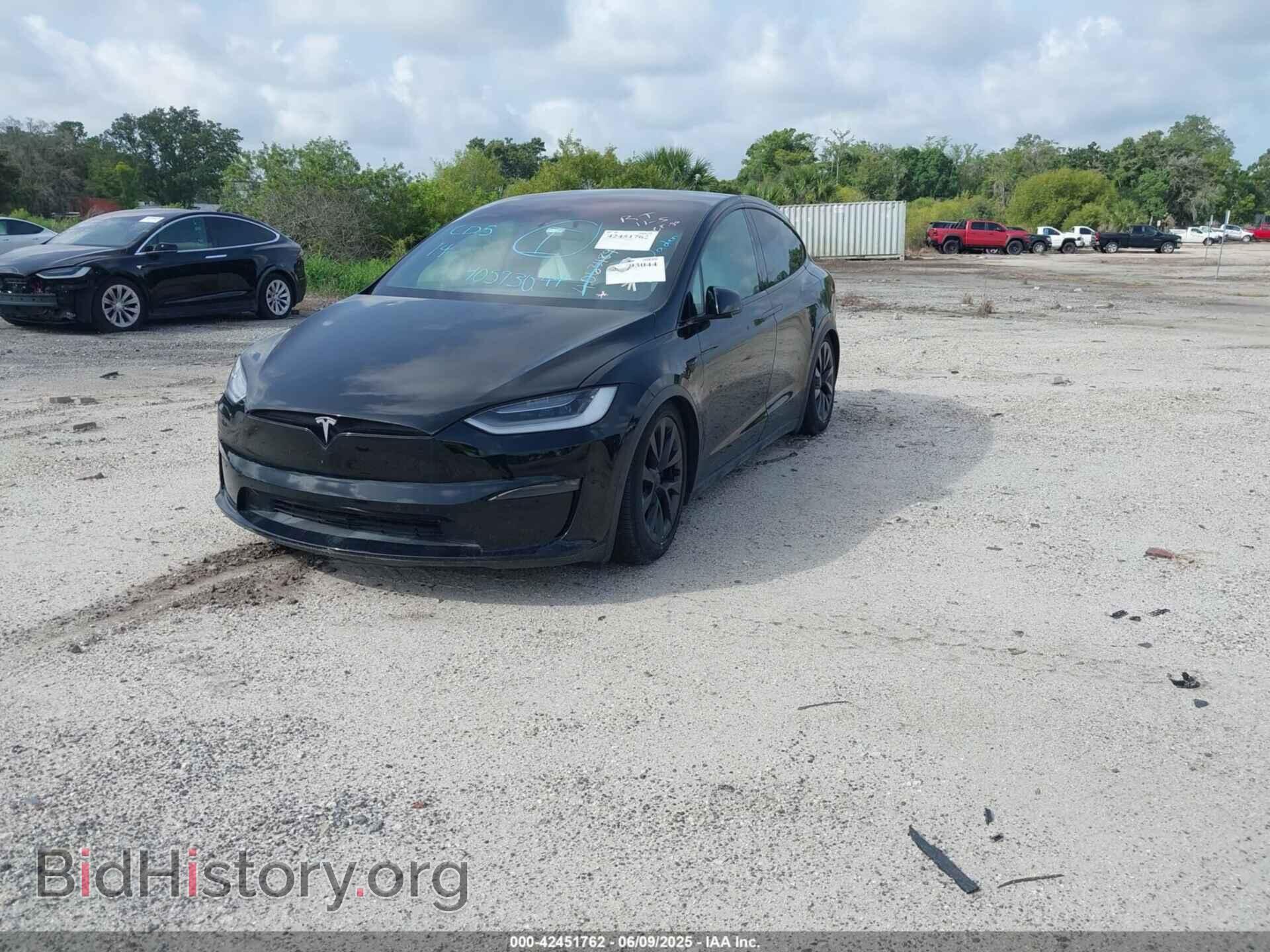 2022 TESLA MODEL X - VIN: 7SAXCBE61NF362753 - Фото 2