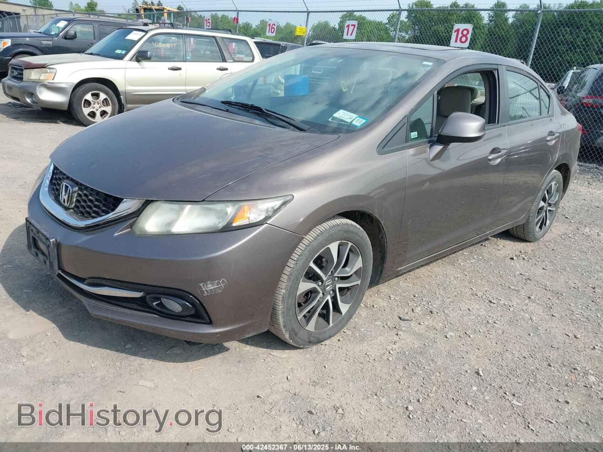 2013 HONDA CIVIC - VIN: 2HGFB2F91DH529563 - Фото 2