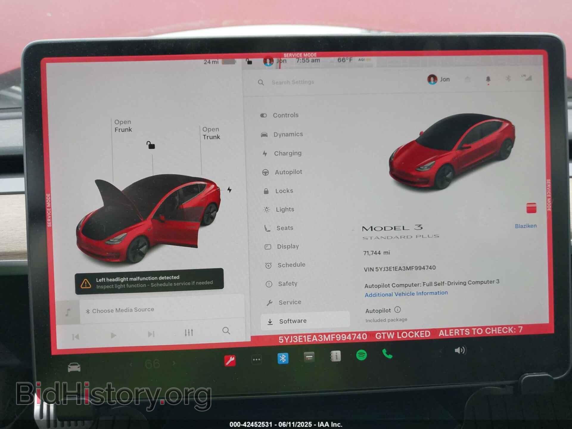 2021 TESLA MODEL 3 - VIN: 5YJ3E1EA3MF994740 - Photo 19