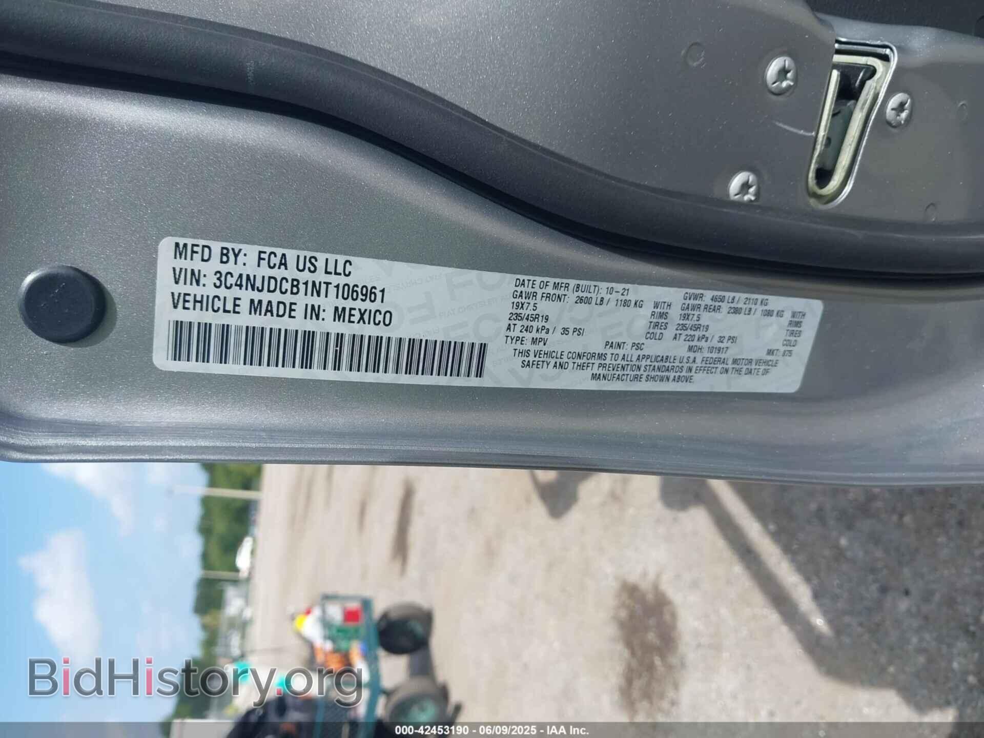 2022 JEEP COMPASS - VIN: 3C4NJDCB1NT106961 - Фото 9