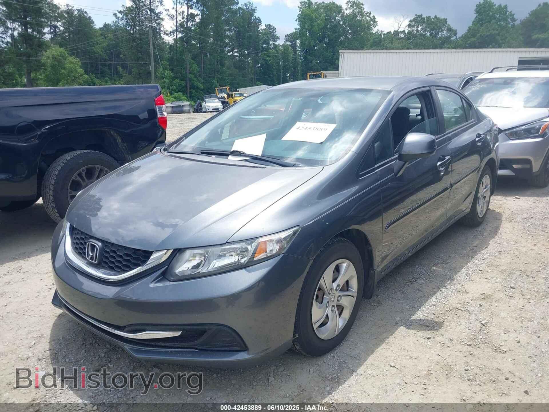 2013 HONDA CIVIC - VIN: 19XFB2F55DE100448 - Фото 2