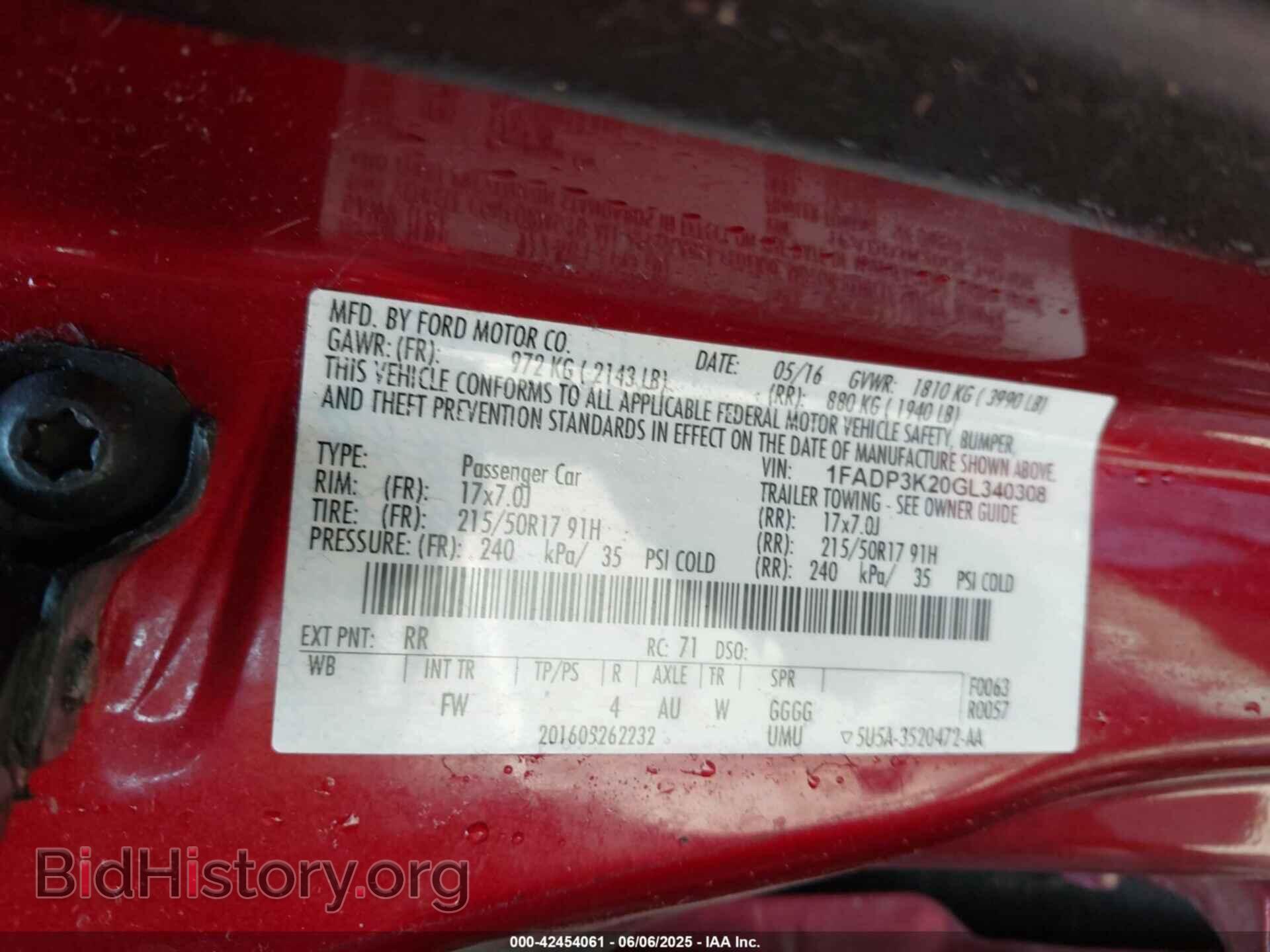 2016 FORD FOCUS - VIN: 1FADP3K20GL340308 - Photo 9