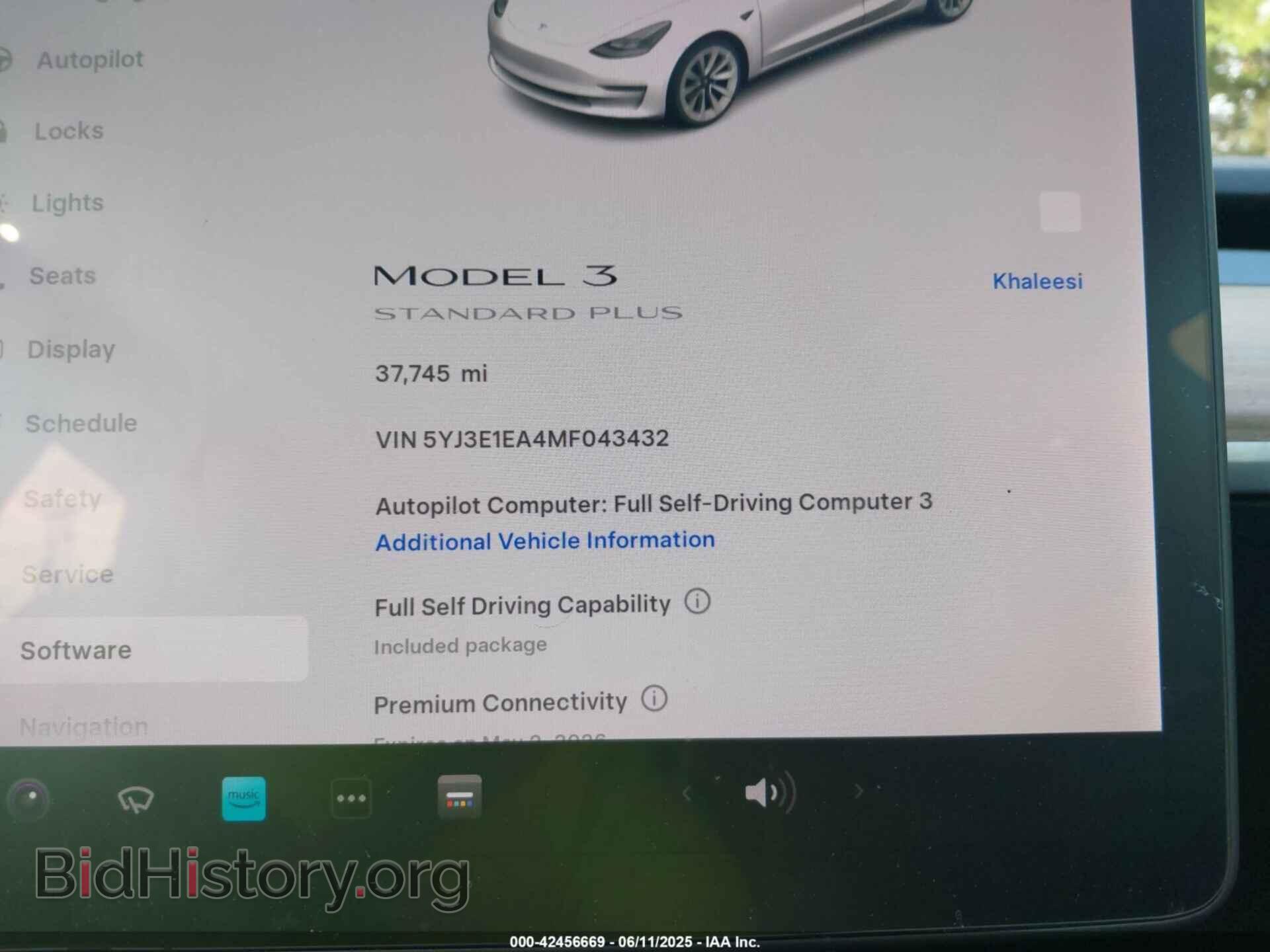 2021 TESLA MODEL 3 - VIN: 5YJ3E1EA4MF043432 - Фото 7