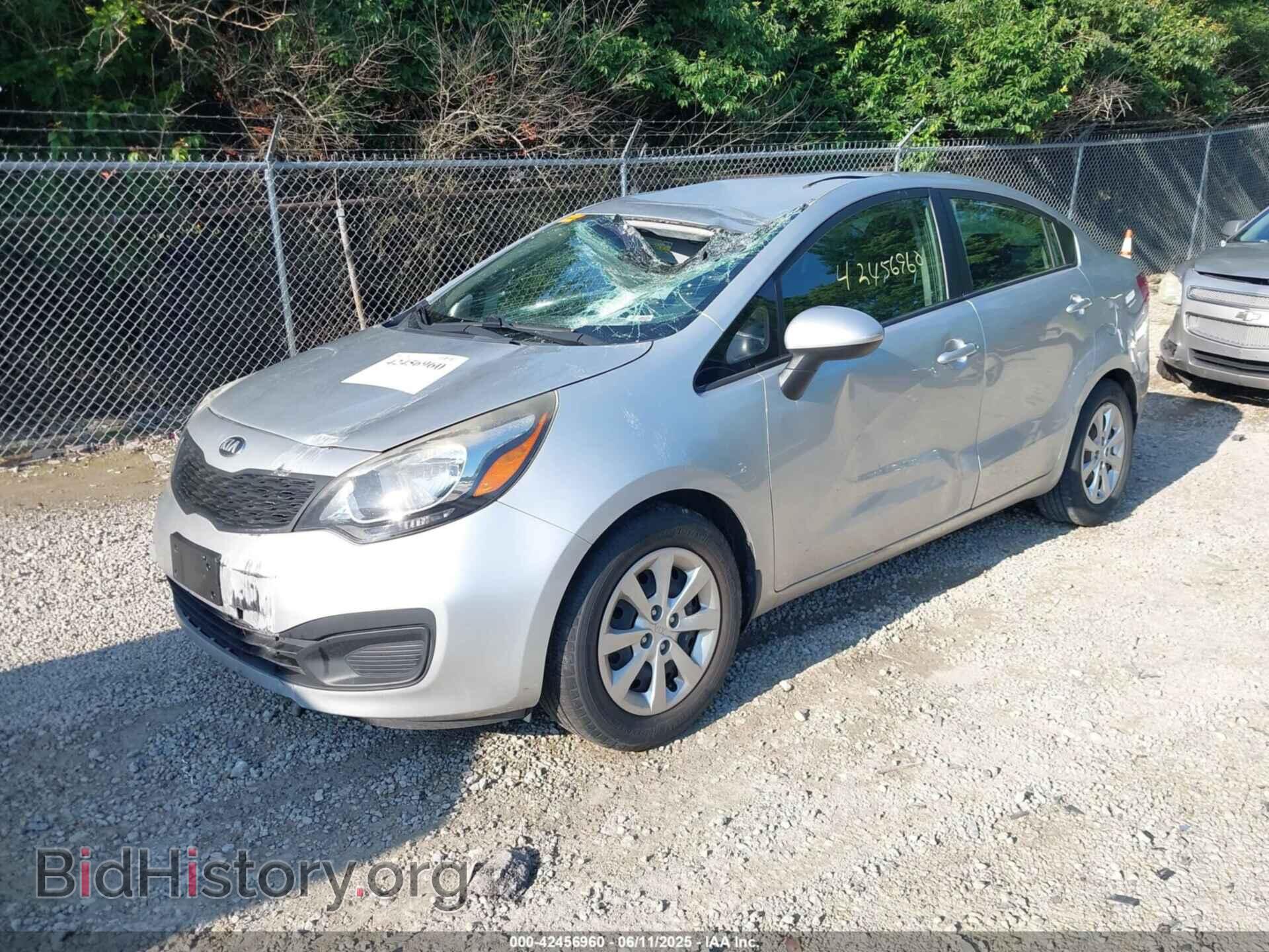 2013 KIA RIO - VIN: KNADM4A39D6224101 - Фото 2