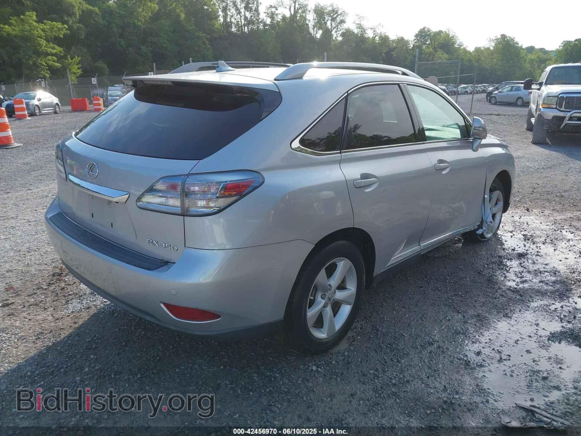 2012 LEXUS RX 350 - VIN: 2T2BK1BA2CC143553 - Фото 4