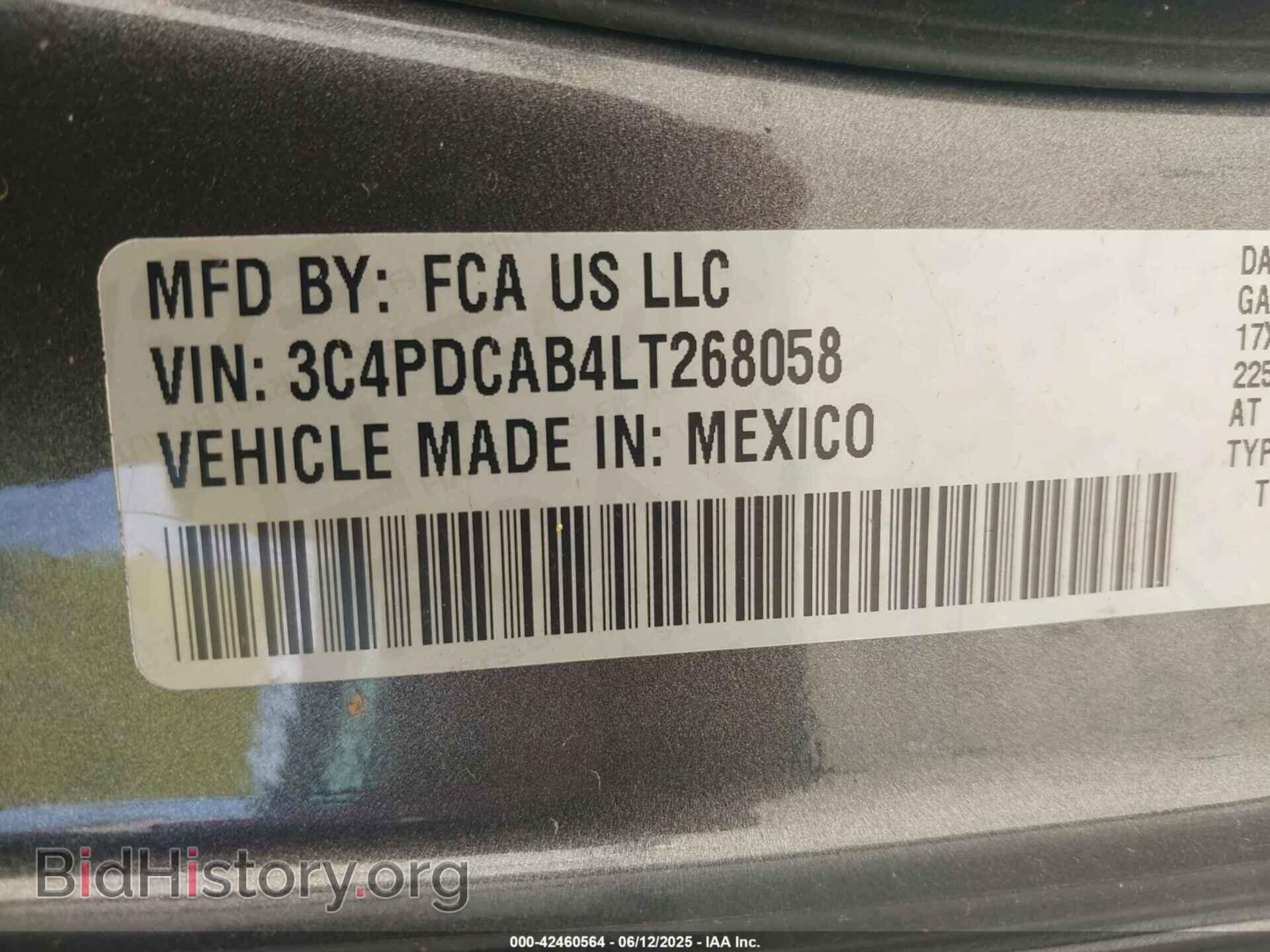 2020 DODGE JOURNEY - VIN: 3C4PDCAB4LT268058 - Фото 9