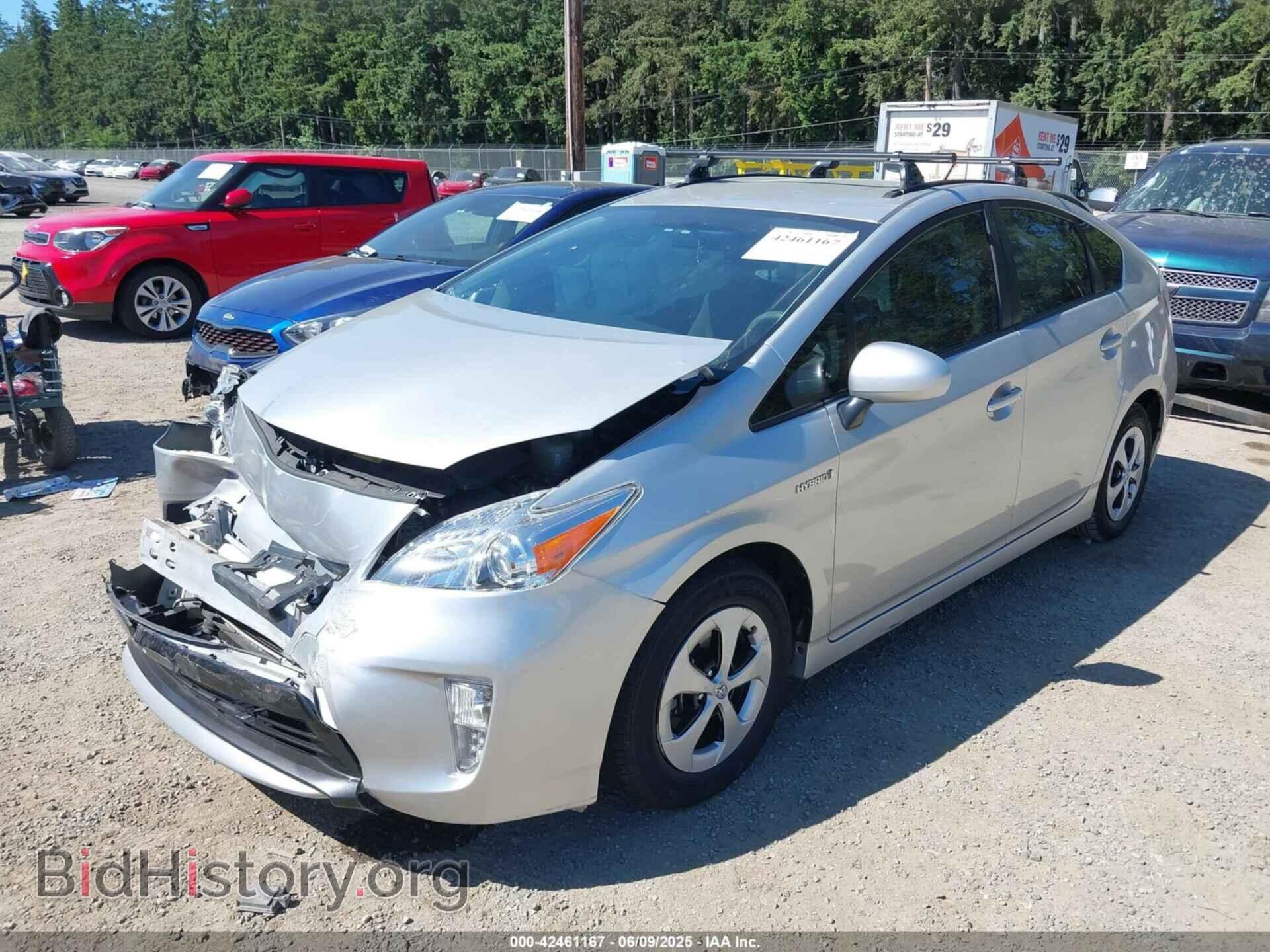 2014 TOYOTA PRIUS - VIN: JTDKN3DU2E0379681 - Фото 2