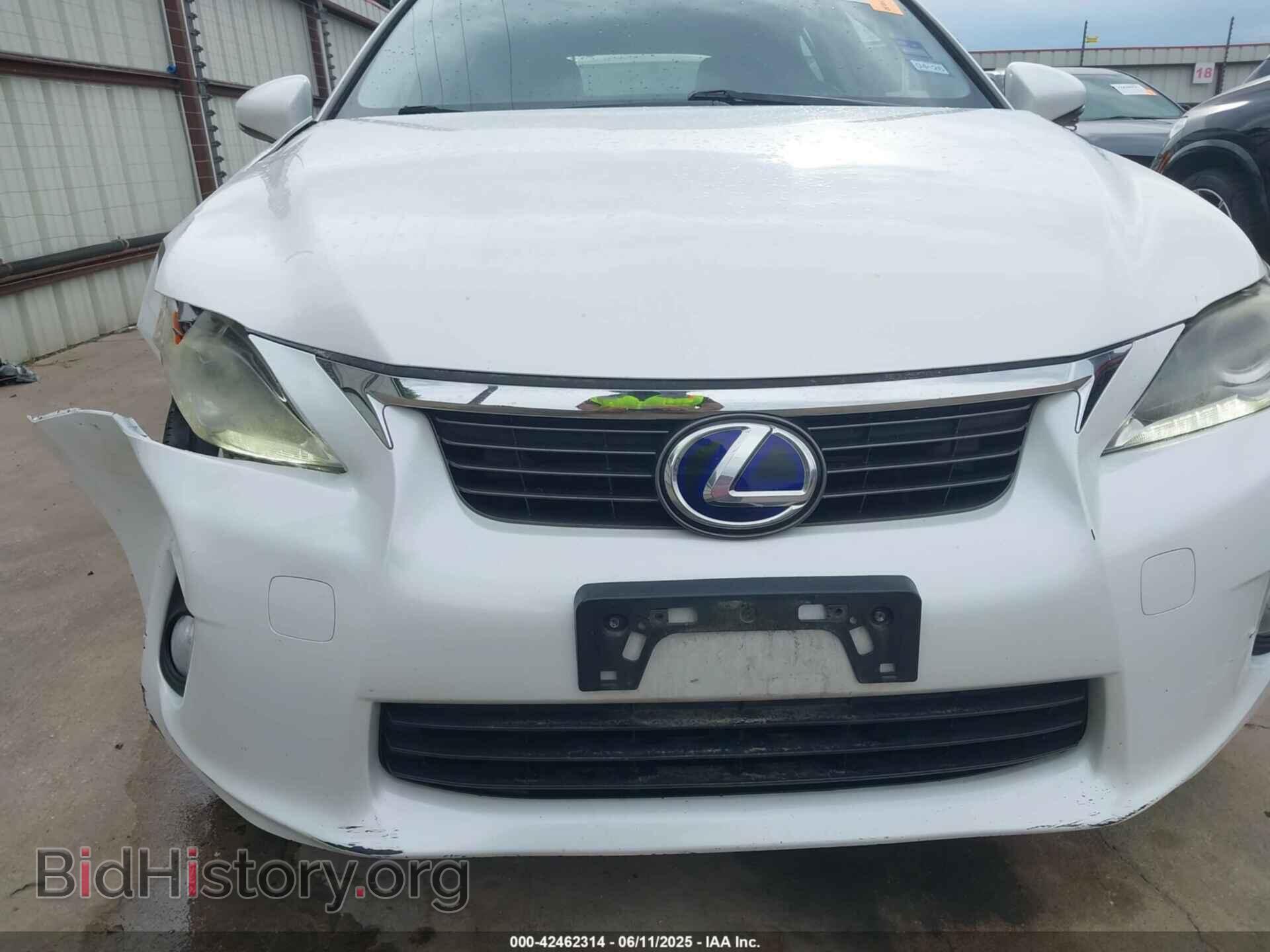 2012 LEXUS CT 200H - VIN: JTHKD5BH9C2094593 - Фото 6
