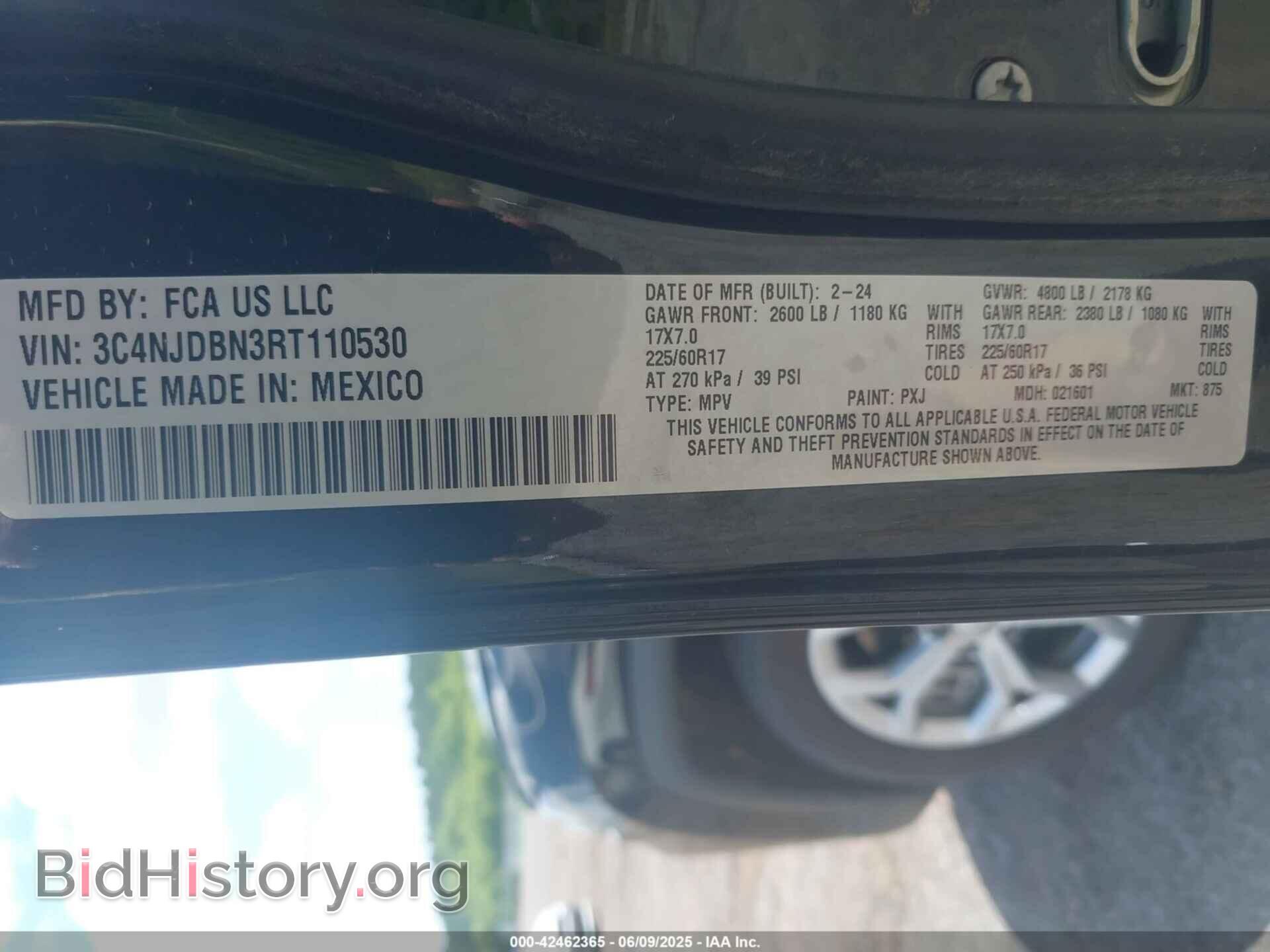 2024 JEEP COMPASS - VIN: 3C4NJDBN3RT110530 - Фото 9