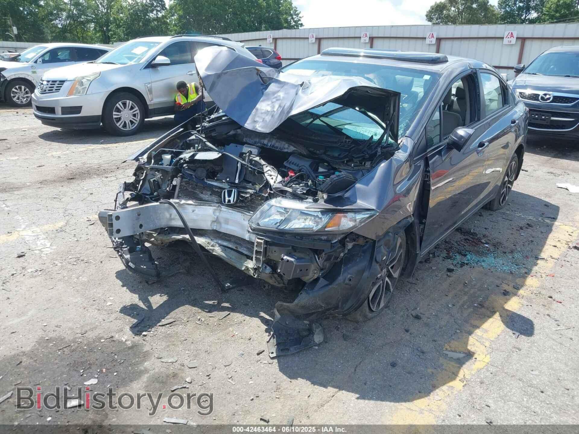 2014 HONDA CIVIC - VIN: 19XFB2F87EE005417 - Фото 2