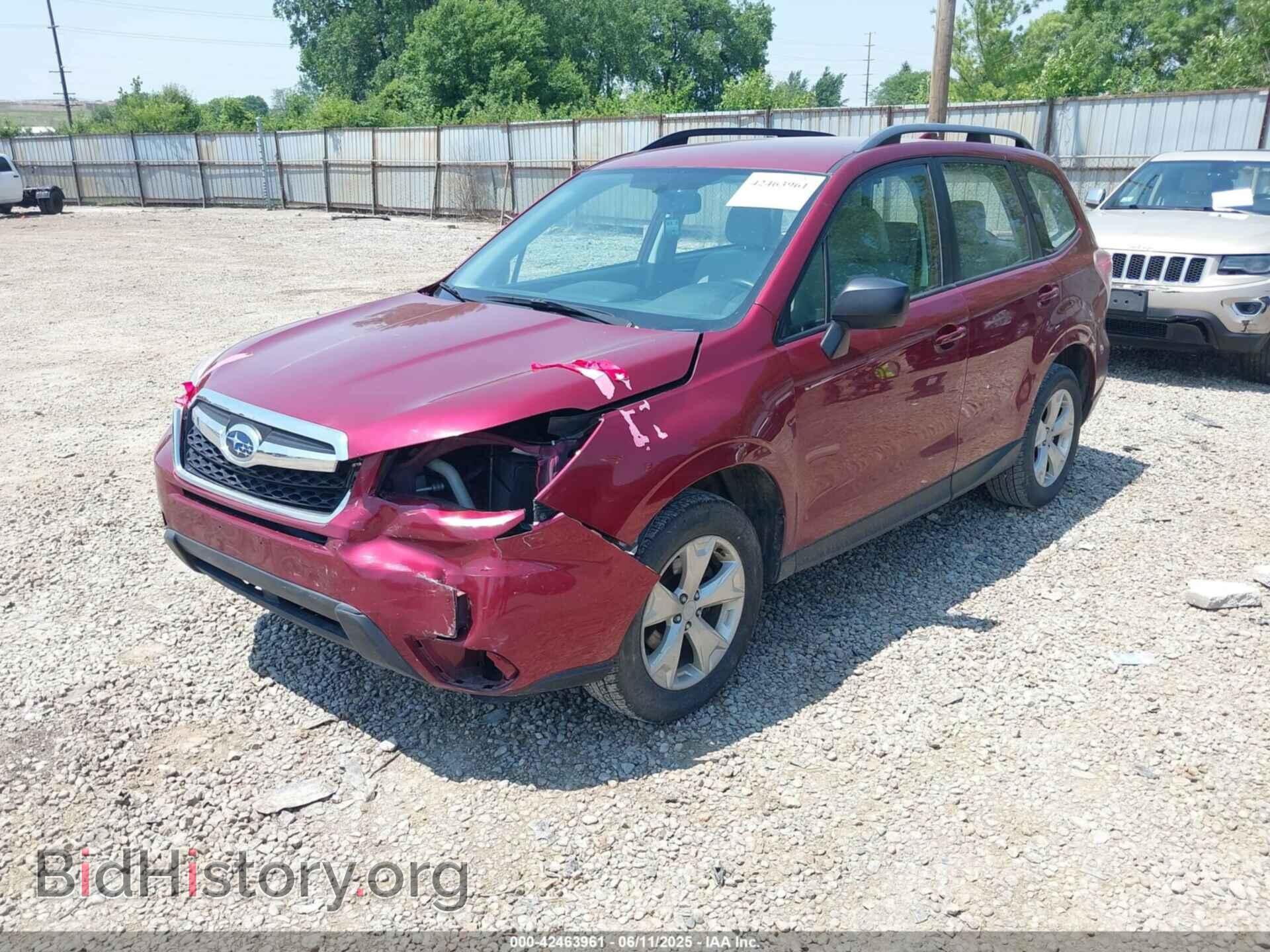 2016 SUBARU FORESTER - VIN: JF2SJABC2GH511127 - Фото 2