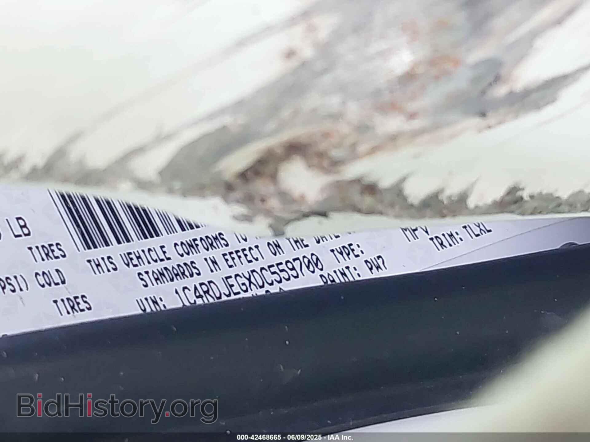 2013 DODGE DURANGO - VIN: 1C4RDJEGXDC559700 - Photo 9
