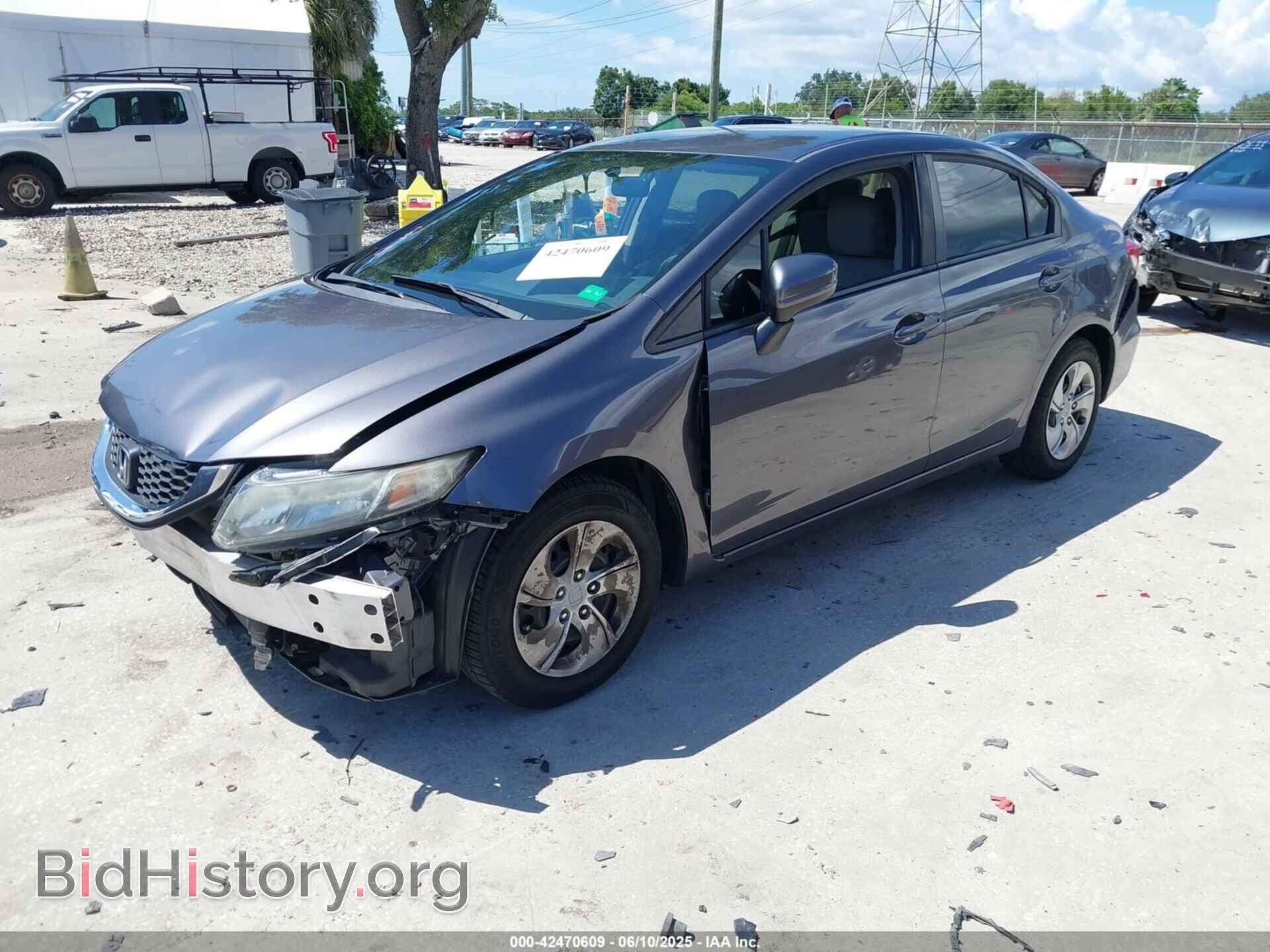 2015 HONDA CIVIC - VIN: 19XFB2F53FE111466 - Фото 2