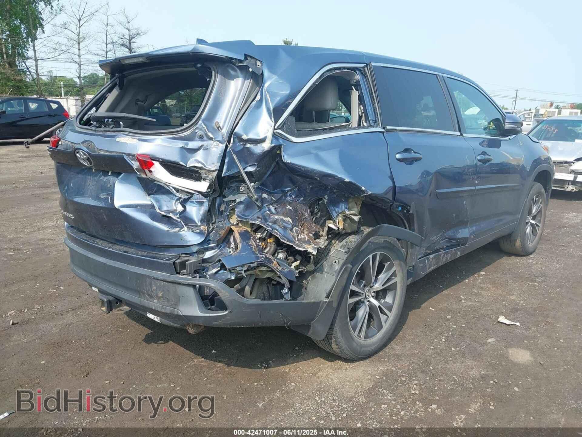 2017 TOYOTA HIGHLANDER - VIN: 5TDBZRFH7HS360925 - Фото 4