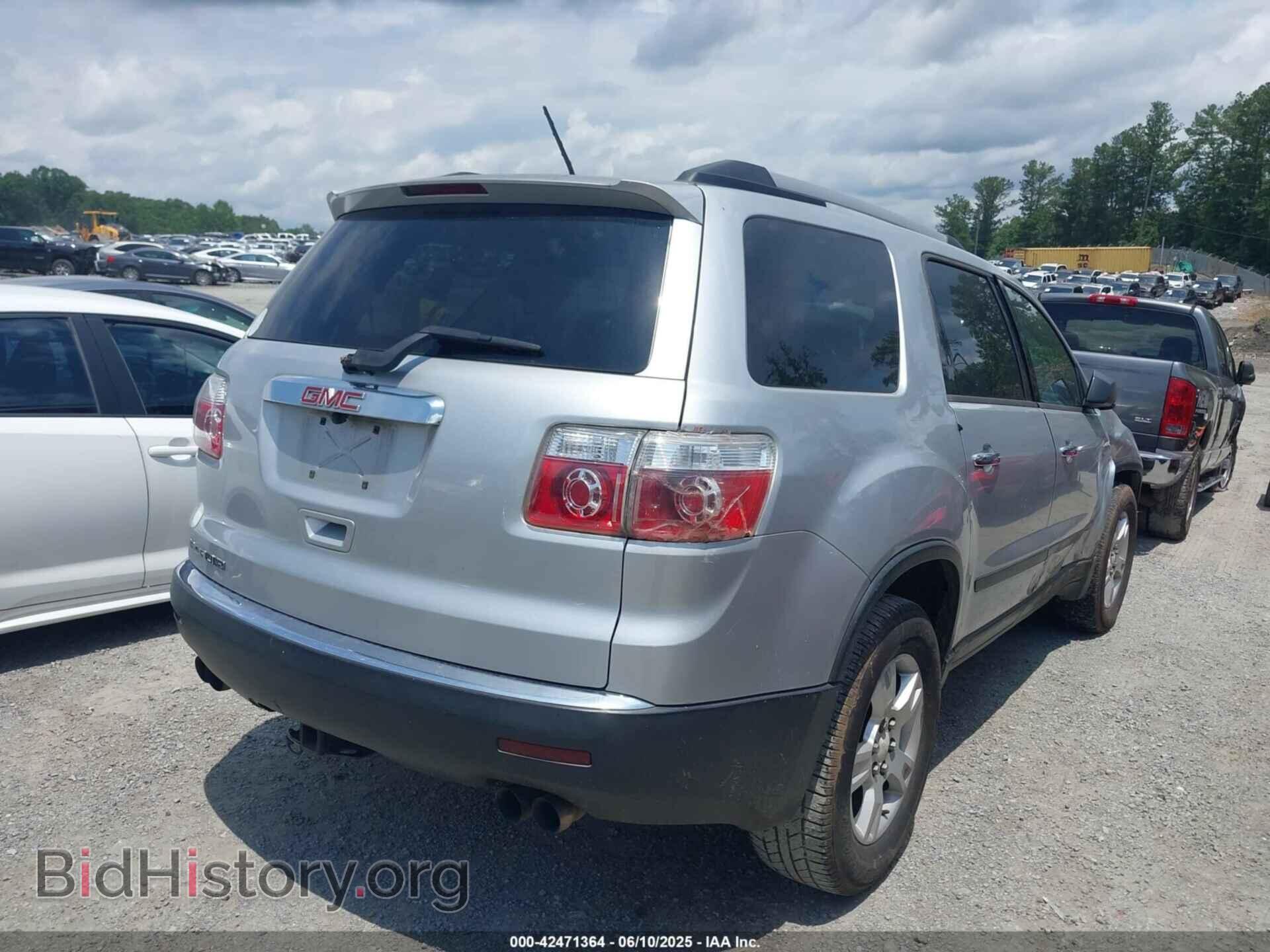 2010 GMC ACADIA - VIN: 1GKLRKED0AJ157554 - Фото 4
