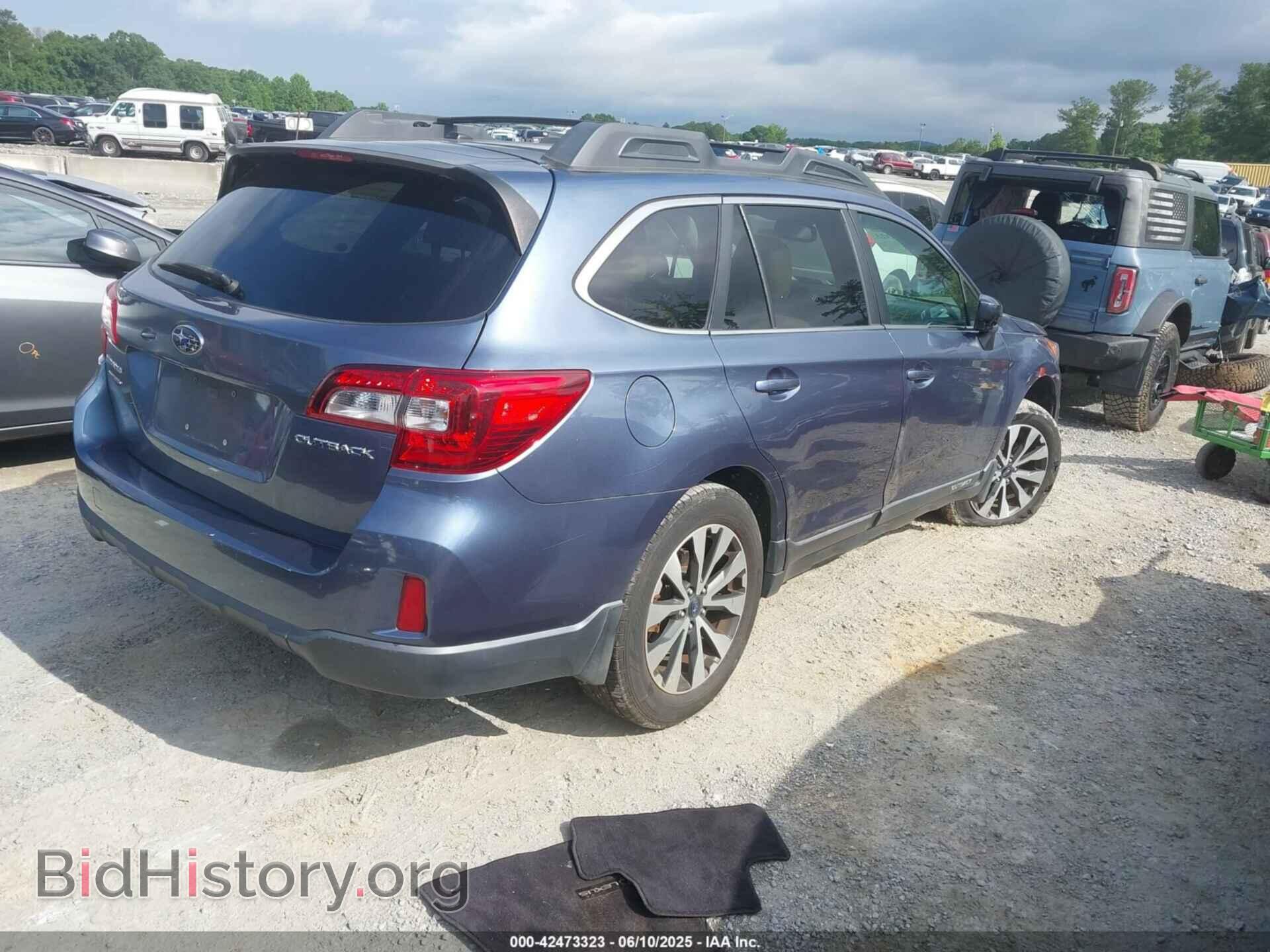 2015 SUBARU OUTBACK - VIN: 4S4BSBLC6F3345914 - Фото 4