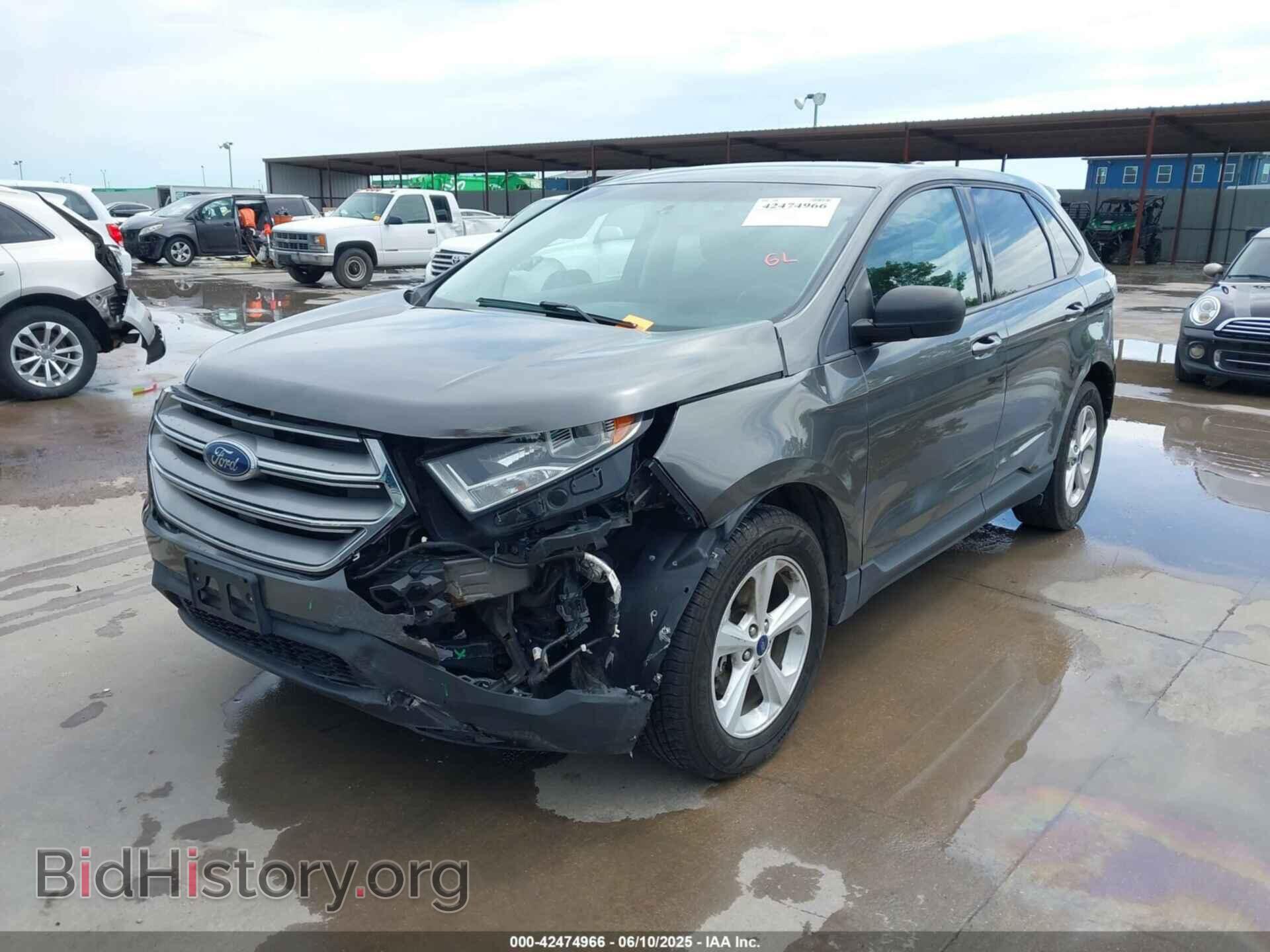 2016 FORD EDGE - VIN: 2FMPK3G96GBB83682 - Фото 2