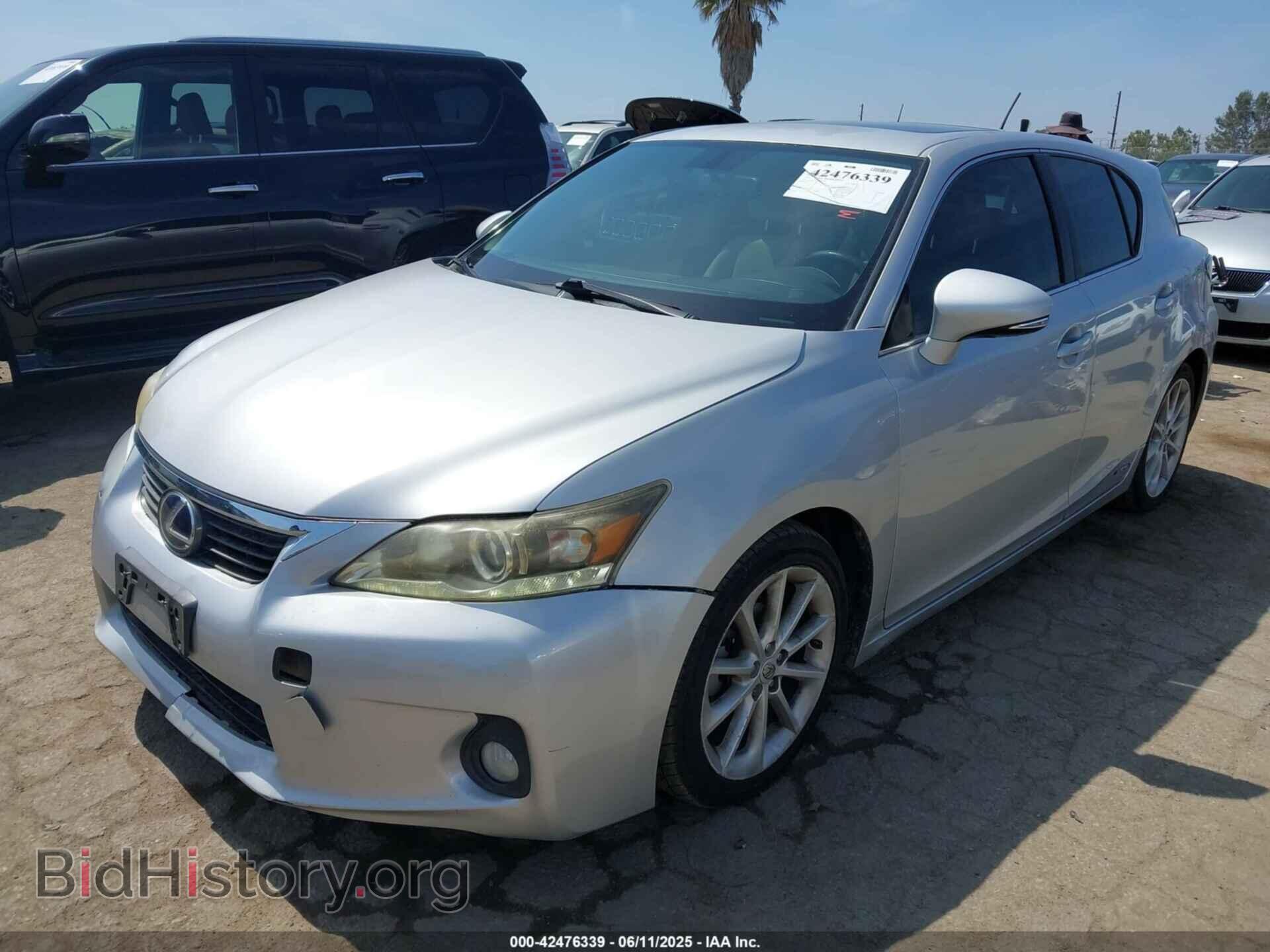 2012 LEXUS CT 200H - VIN: JTHKD5BH0C2079318 - Фото 2