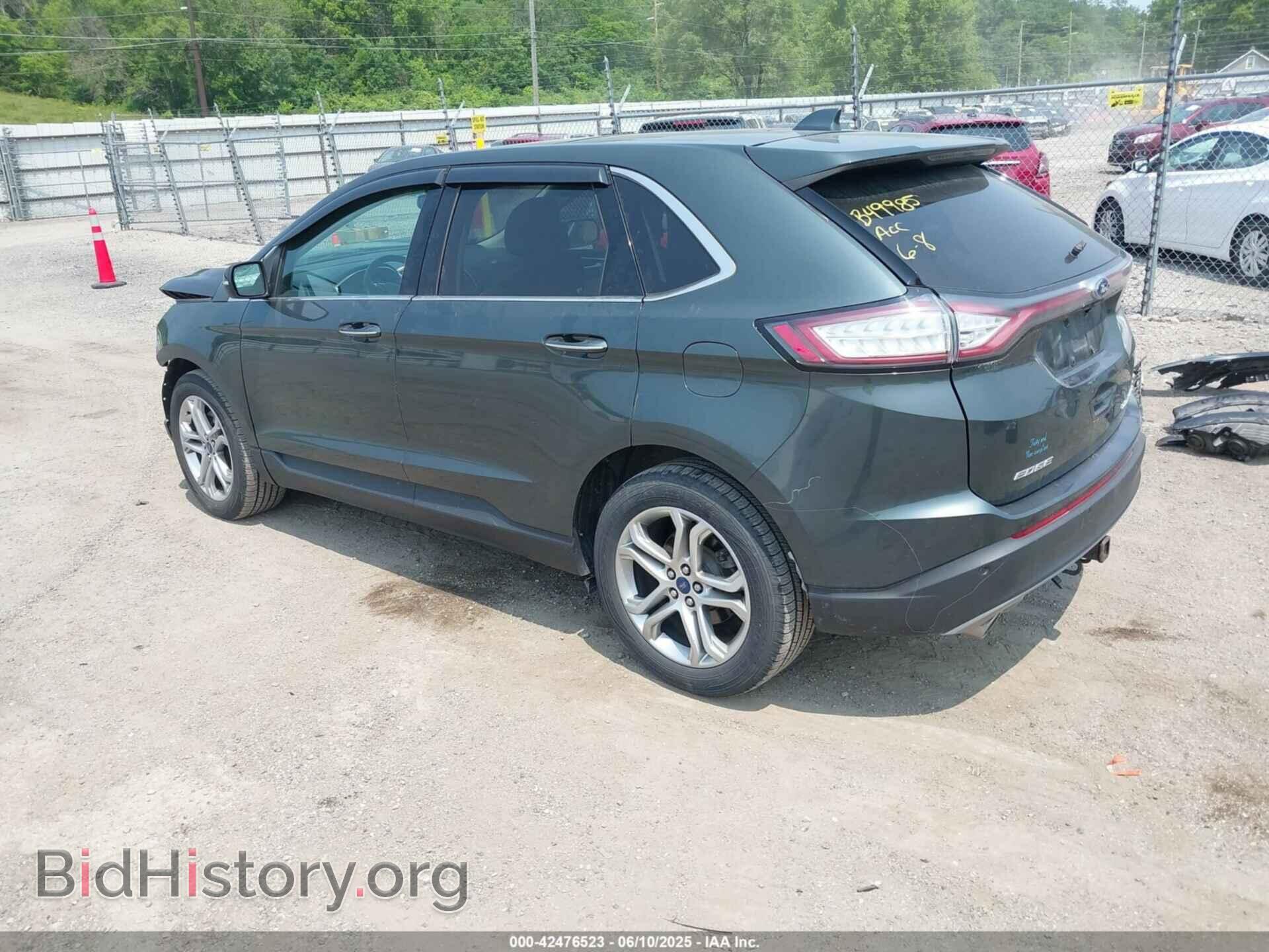 2015 FORD EDGE - VIN: 2FMTK4K86FBB49985 - Фото 3