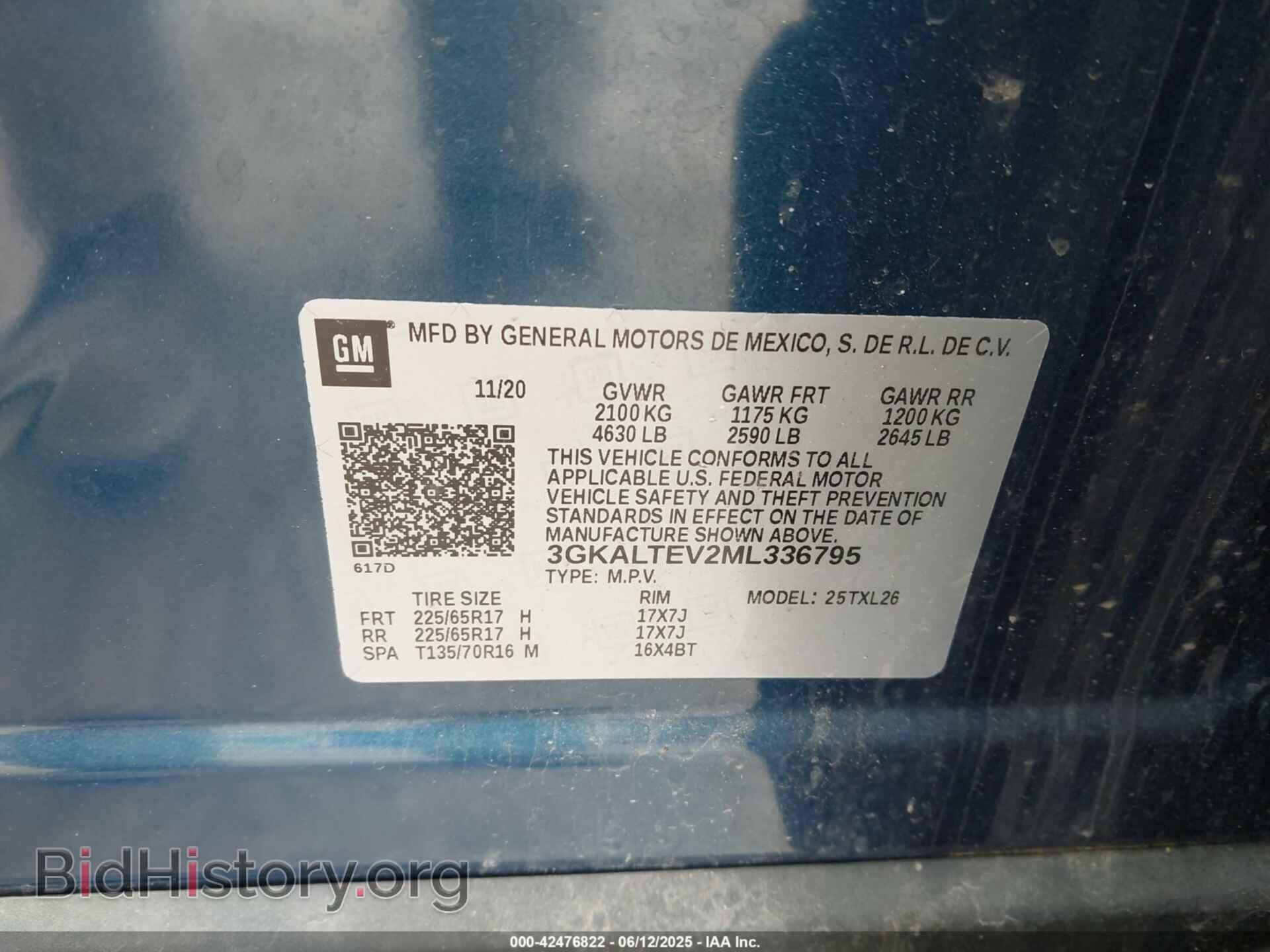 2021 GMC TERRAIN - VIN: 3GKALTEV2ML336795 - Photo 9