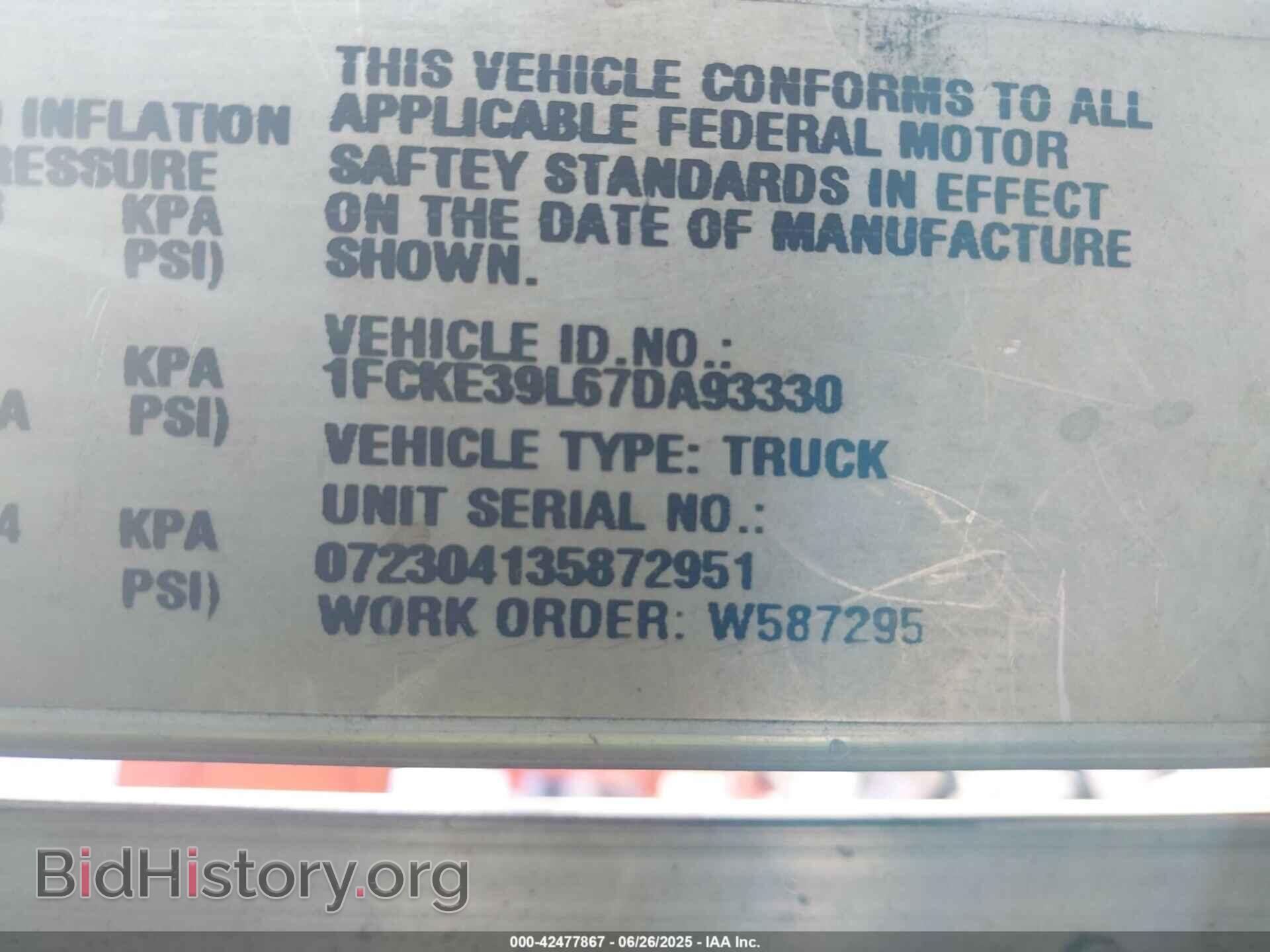 2007 FORD E-350 STRIPPED - VIN: 1FCKE39L67DA93330 - Фото 8