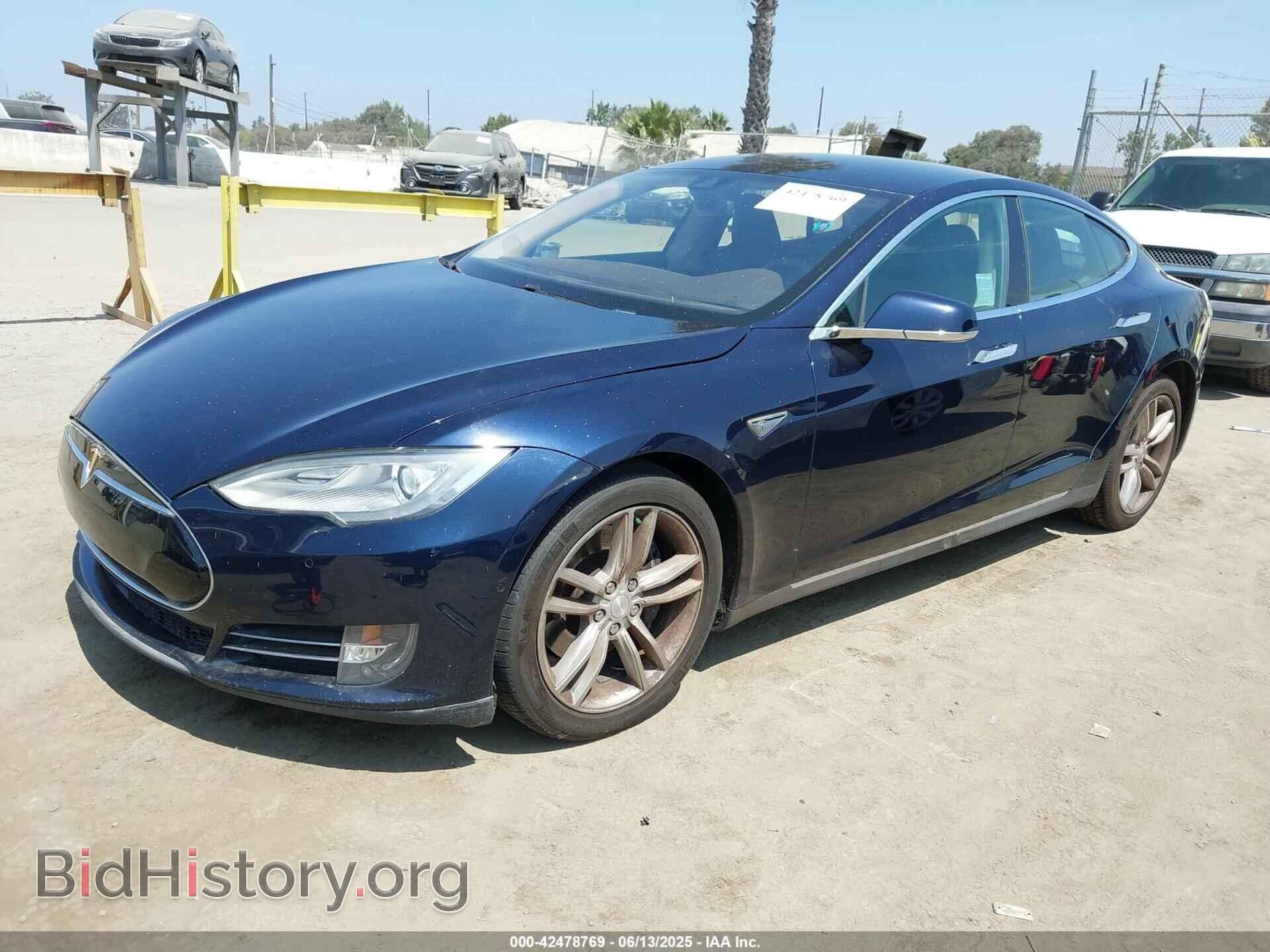 2015 TESLA MODEL S - VIN: 5YJSA1H14FF080616 - Фото 2