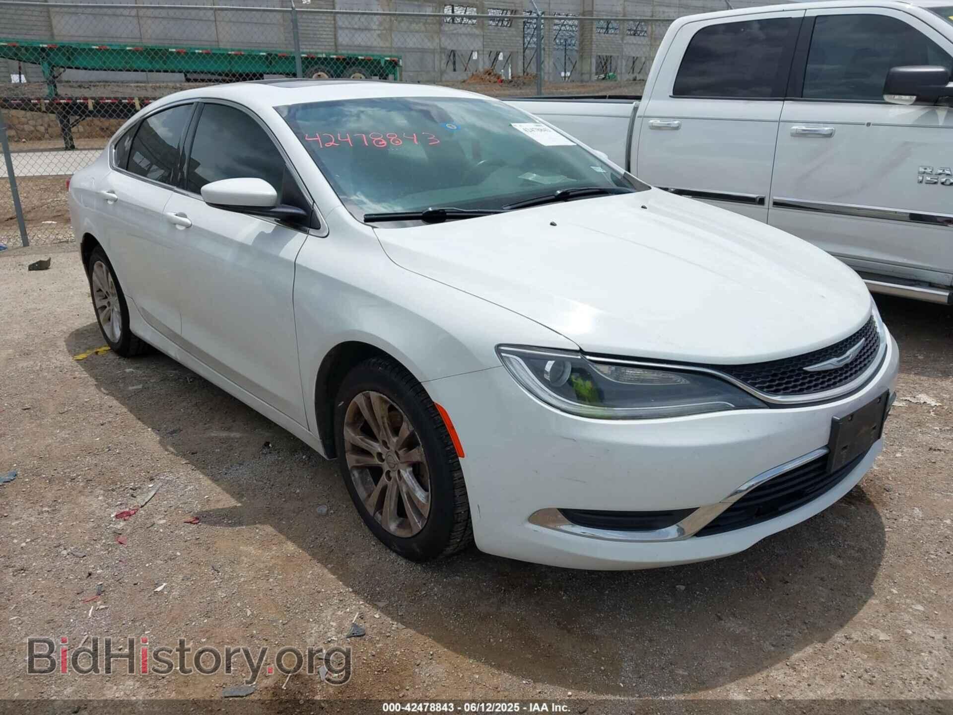 Фотография 1C3CCCAB9GN111704 - CHRYSLER 200 2016
