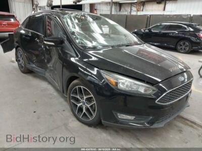 2017 Ford FOCUS SEL, черный — VIN 1FADP3H22HL314642, IAAI