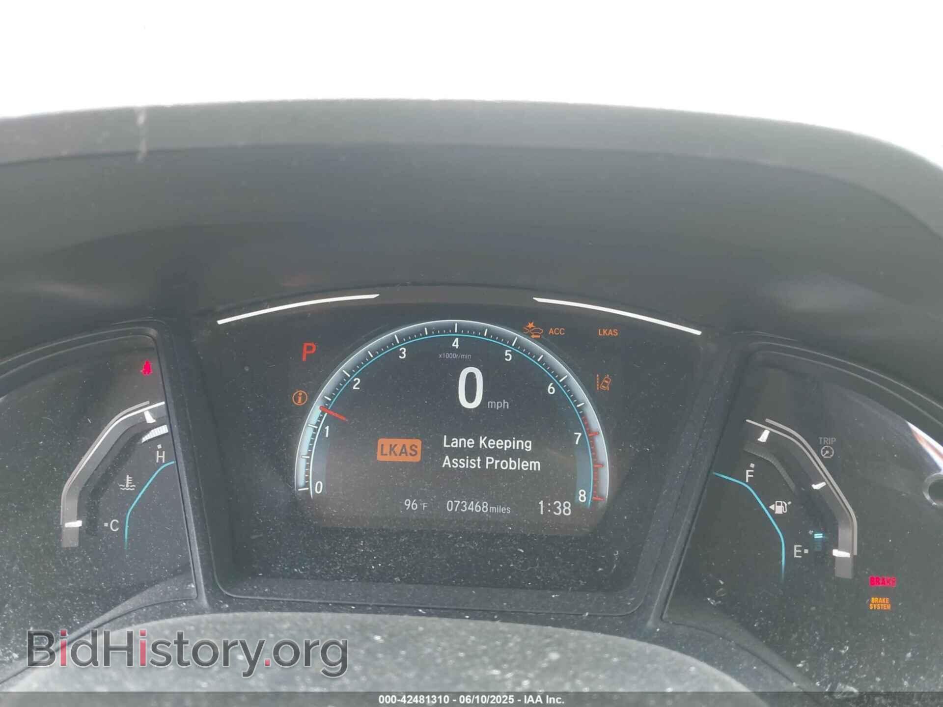 2019 HONDA CIVIC - VIN: 2HGFC2F67KH576306 - Фото 7