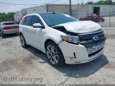 2013 Ford EDGE Sport, white — VIN 2FMDK4AK9DBC63915, IAAI