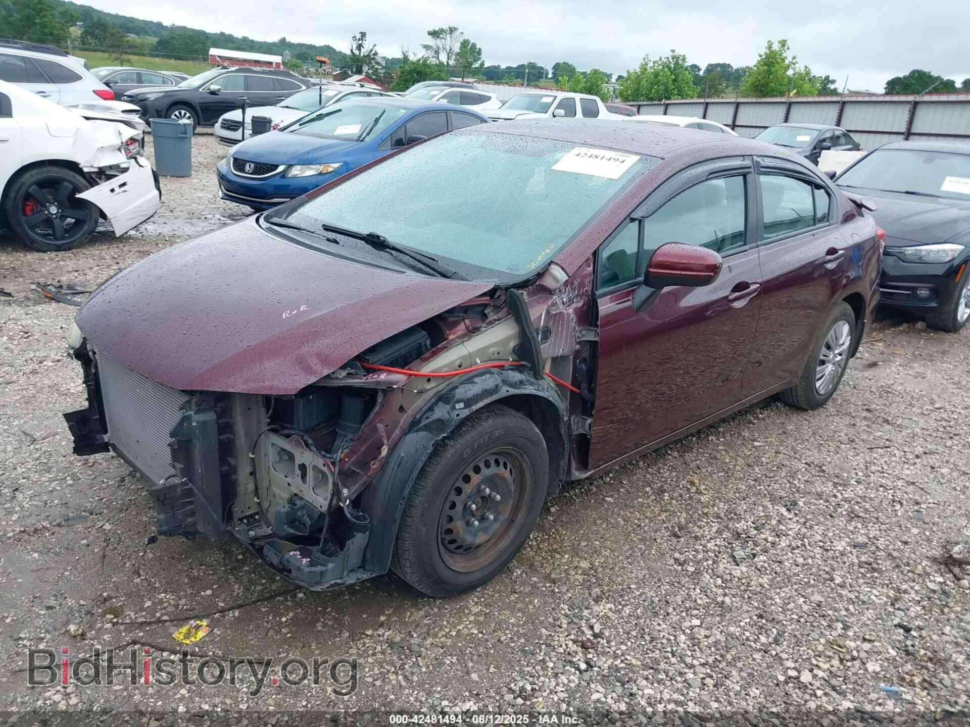 2014 HONDA CIVIC - VIN: 19XFB2F54EE009446 - Фото 2