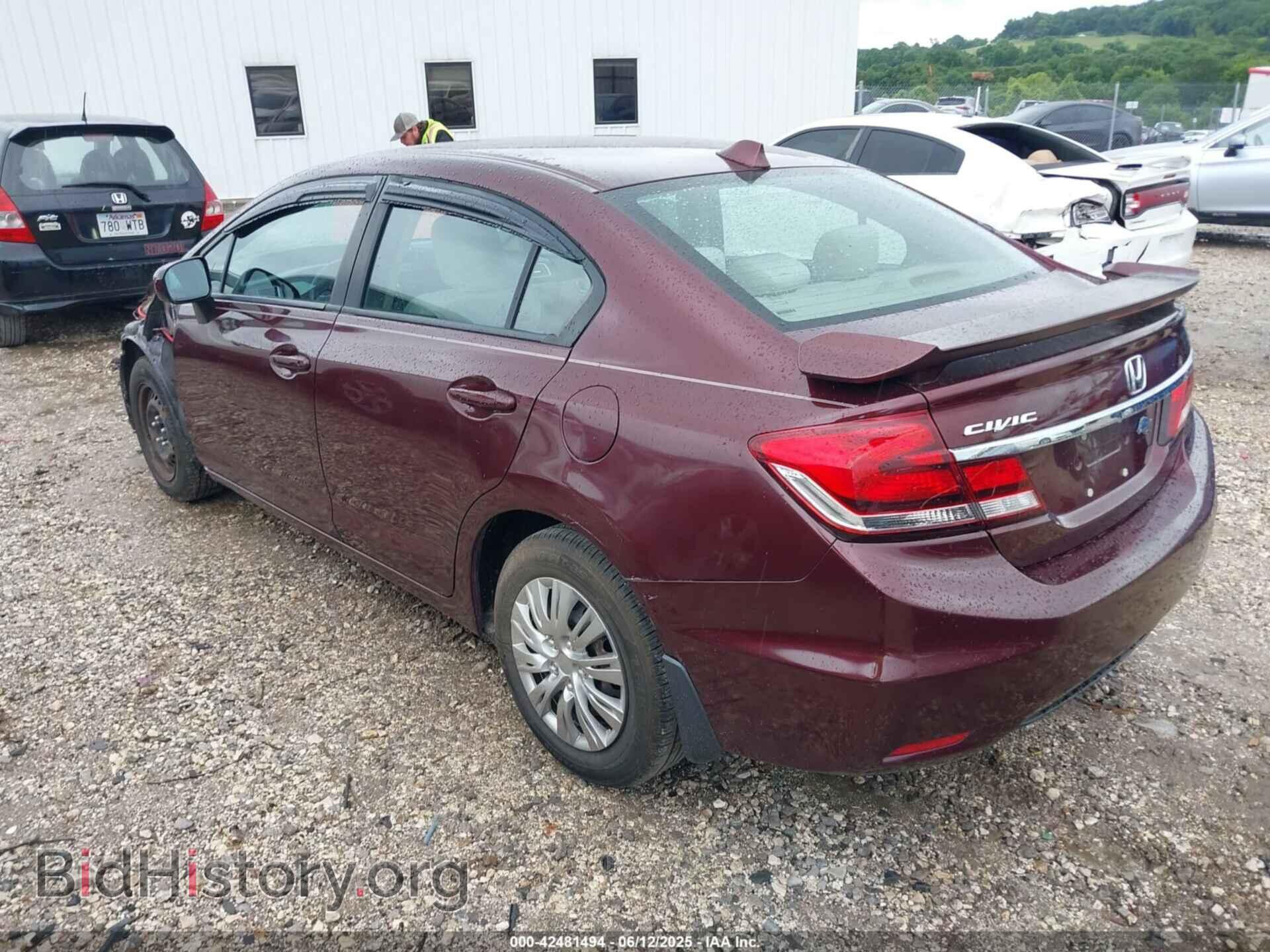 2014 HONDA CIVIC - VIN: 19XFB2F54EE009446 - Фото 3