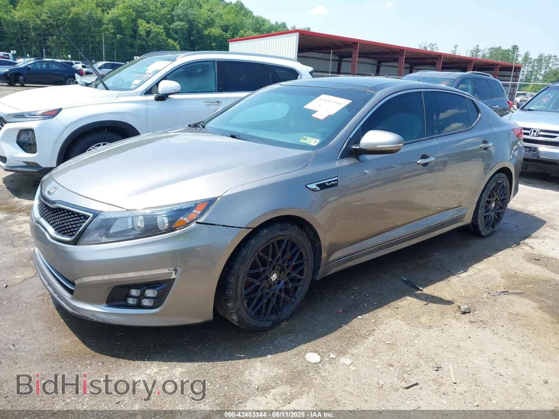 2015 KIA OPTIMA - VIN: 5XXGR4A67FG372067 - Фото 2