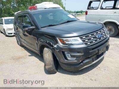 2017 Ford EXPLORER XLT, gray — VIN 1FM5K8D88HGE35510, IAAI