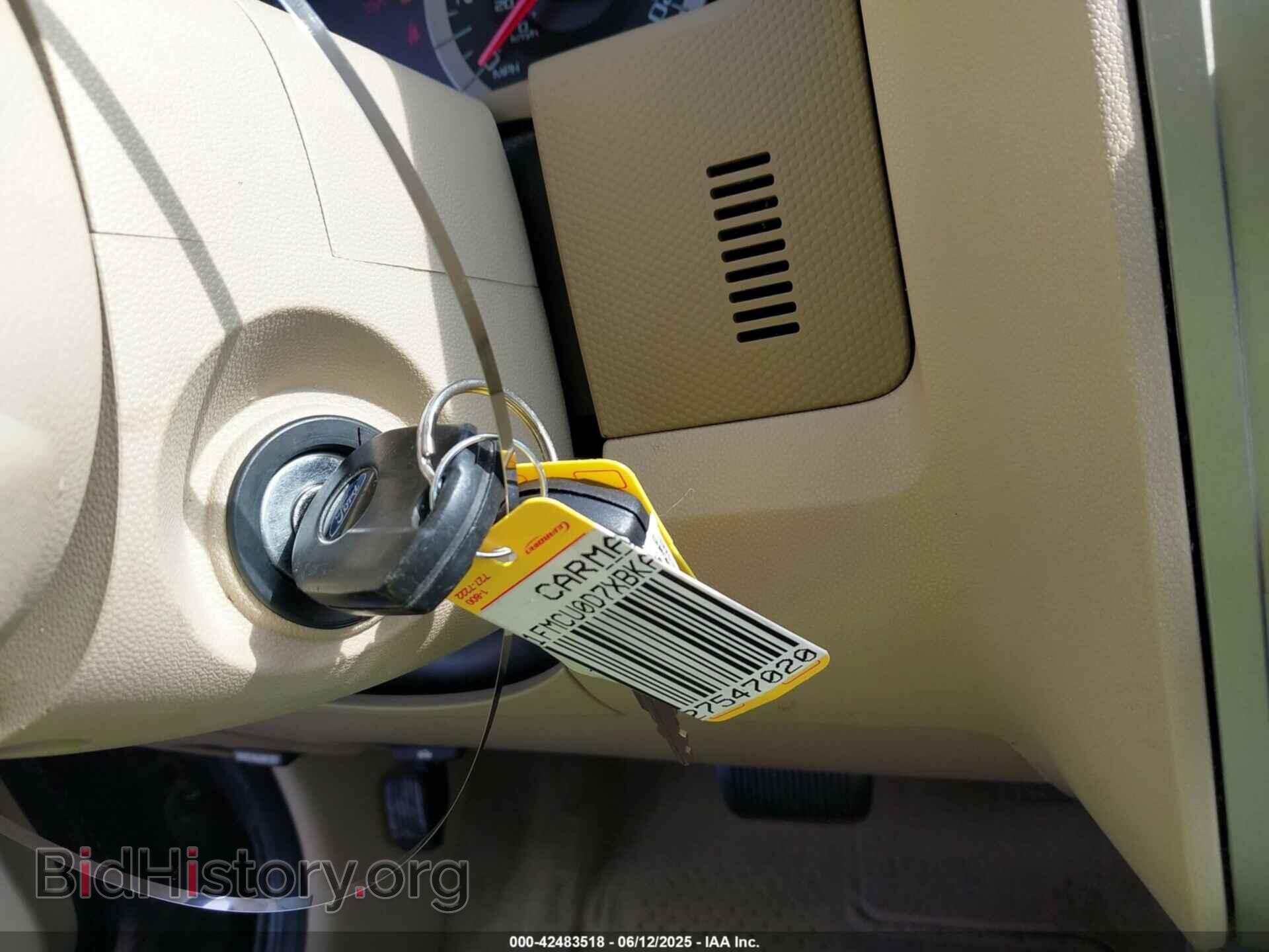 2011 FORD ESCAPE - VIN: 1FMCU0D7XBKA12460 - Фото 11