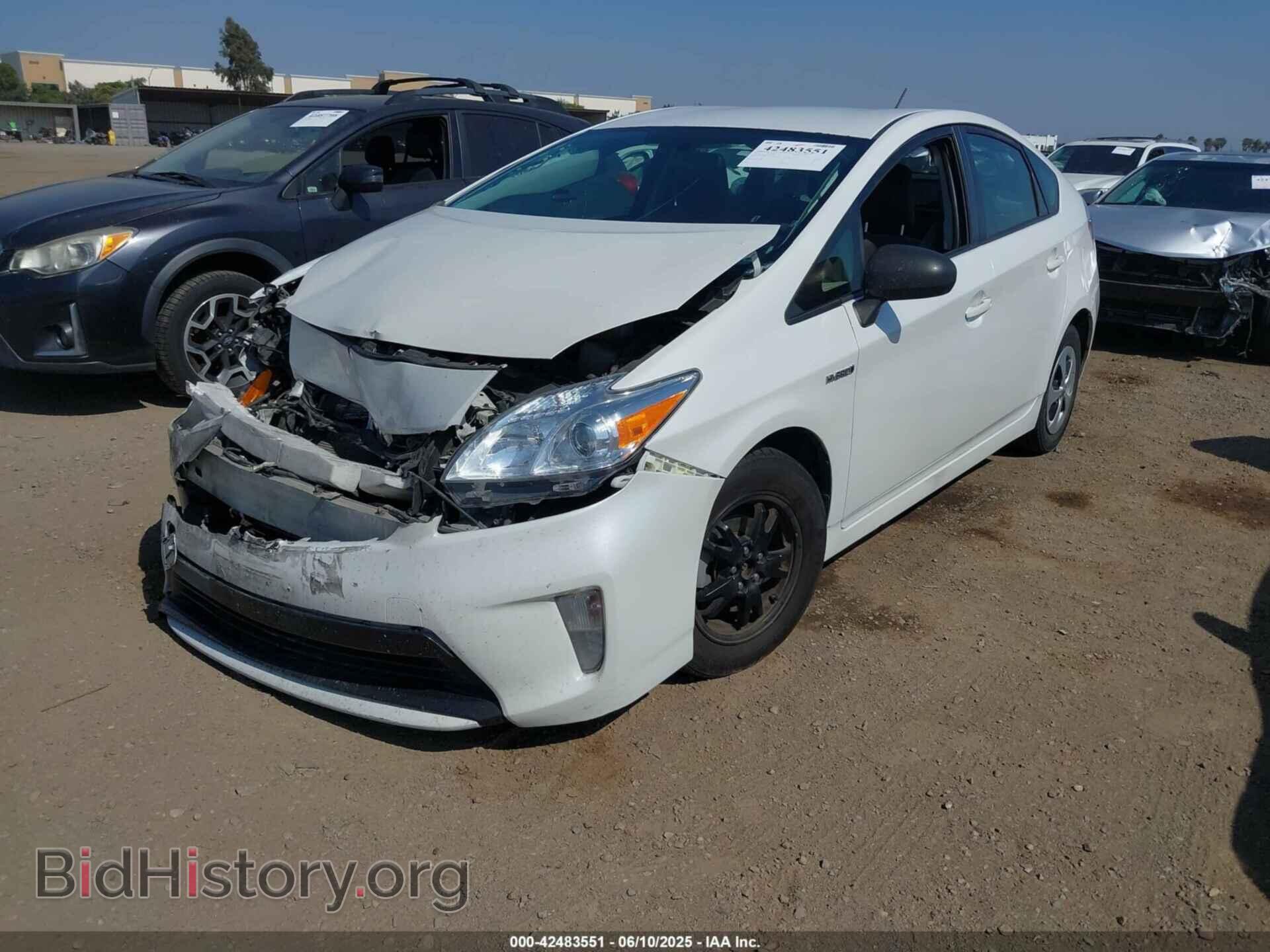 2014 TOYOTA PRIUS - VIN: JTDKN3DU3E0387529 - Фото 2
