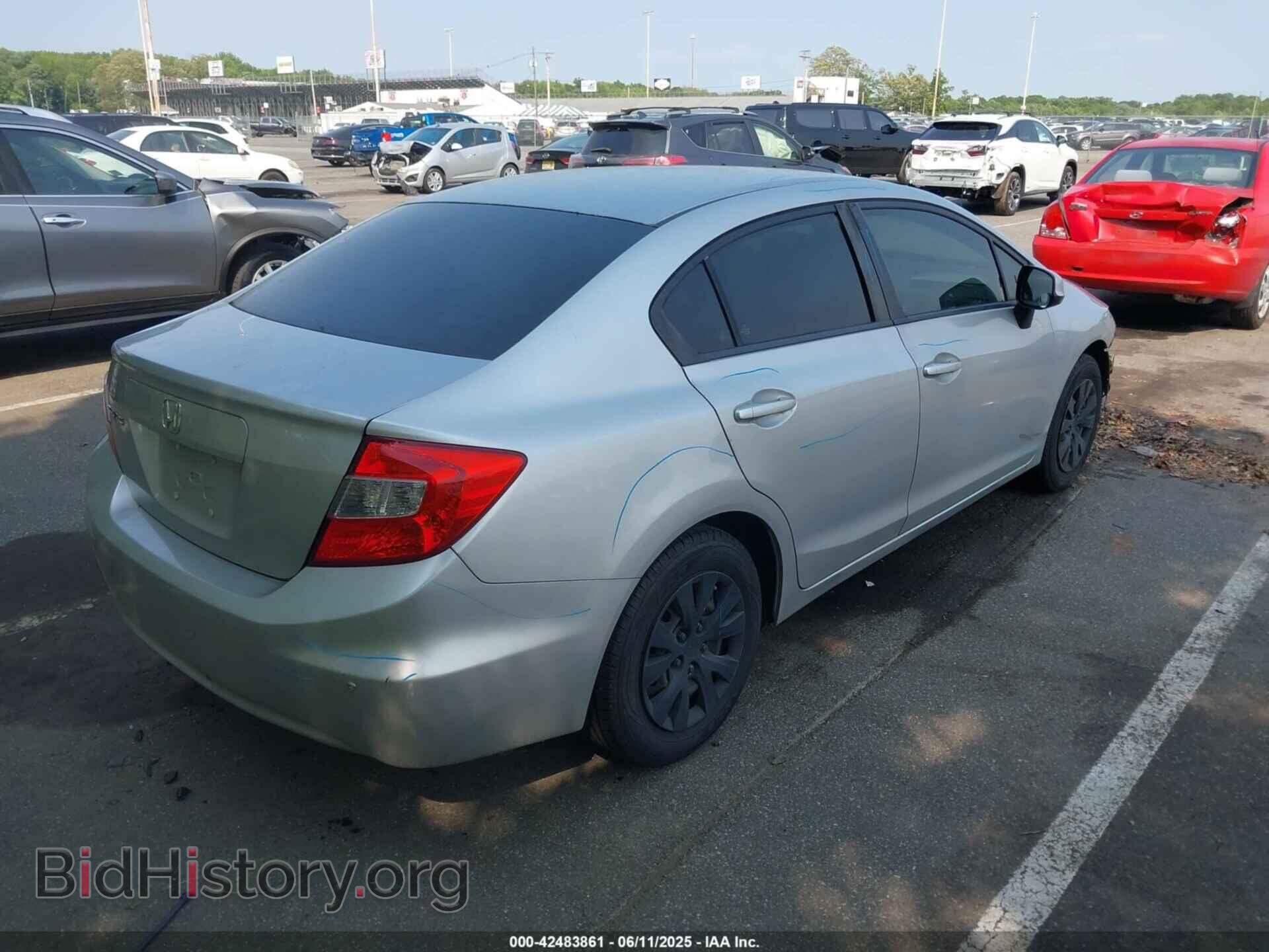 2012 HONDA CIVIC - VIN: 19XFB2F58CE354900 - Фото 4